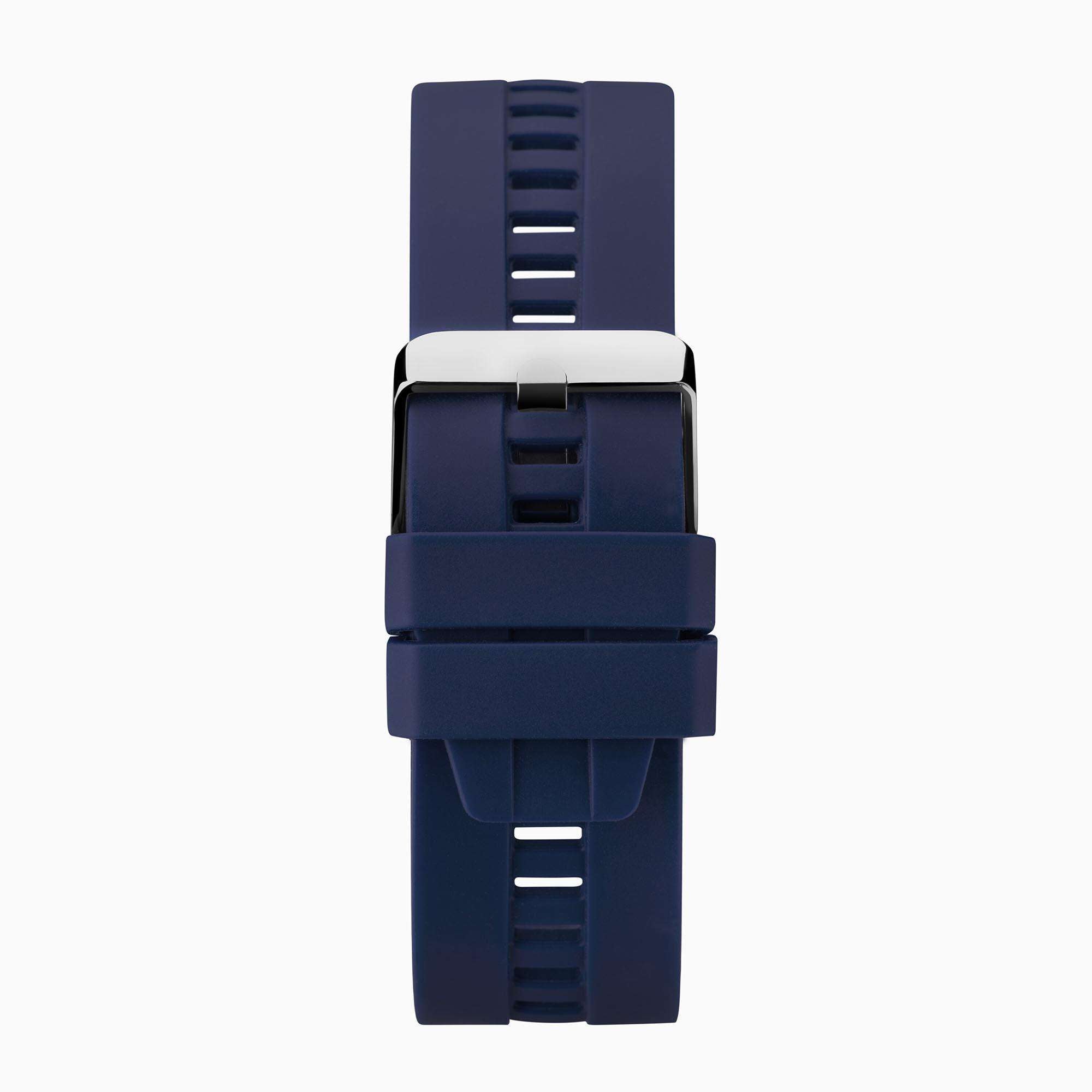 Sekonda Black Interactive Dial Blue Silicone Strap Men's Smart Watch 1912