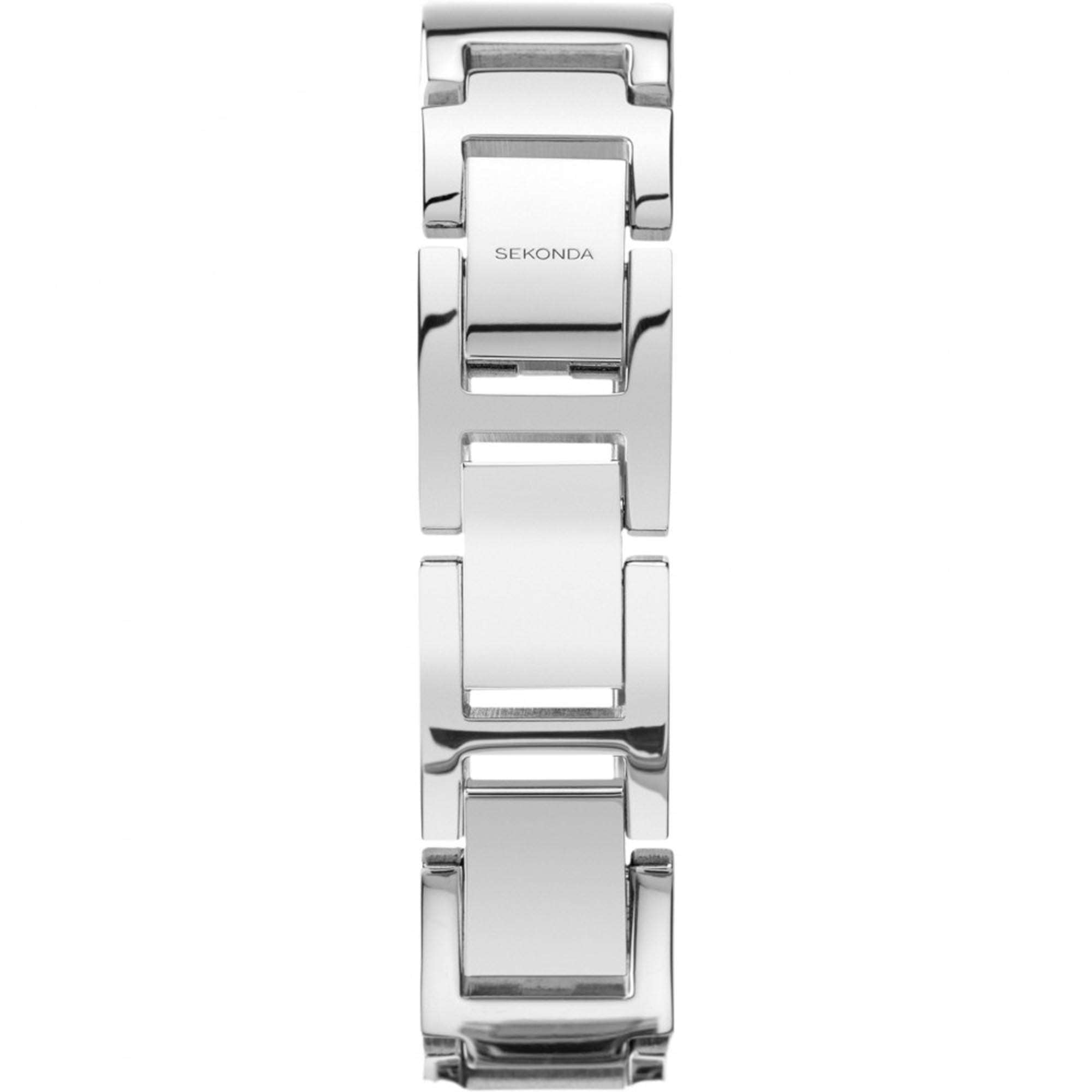 Seksy Rocks Quartz Silver Dial Silver Brass Bracelet Ladies Watch 40042