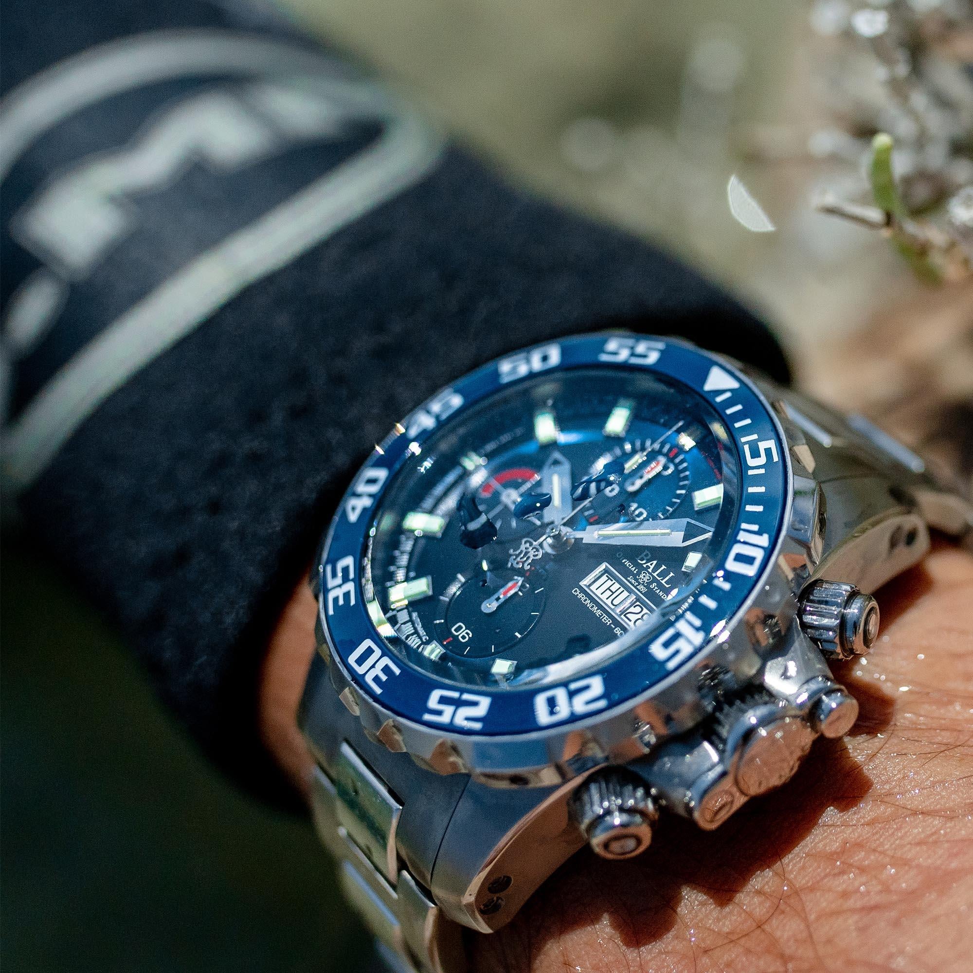 BALL Engineer Hydrocarbon Nedu Automatic Blue Dial Steel Strap Men's Watch DC3226A-S3C-BE