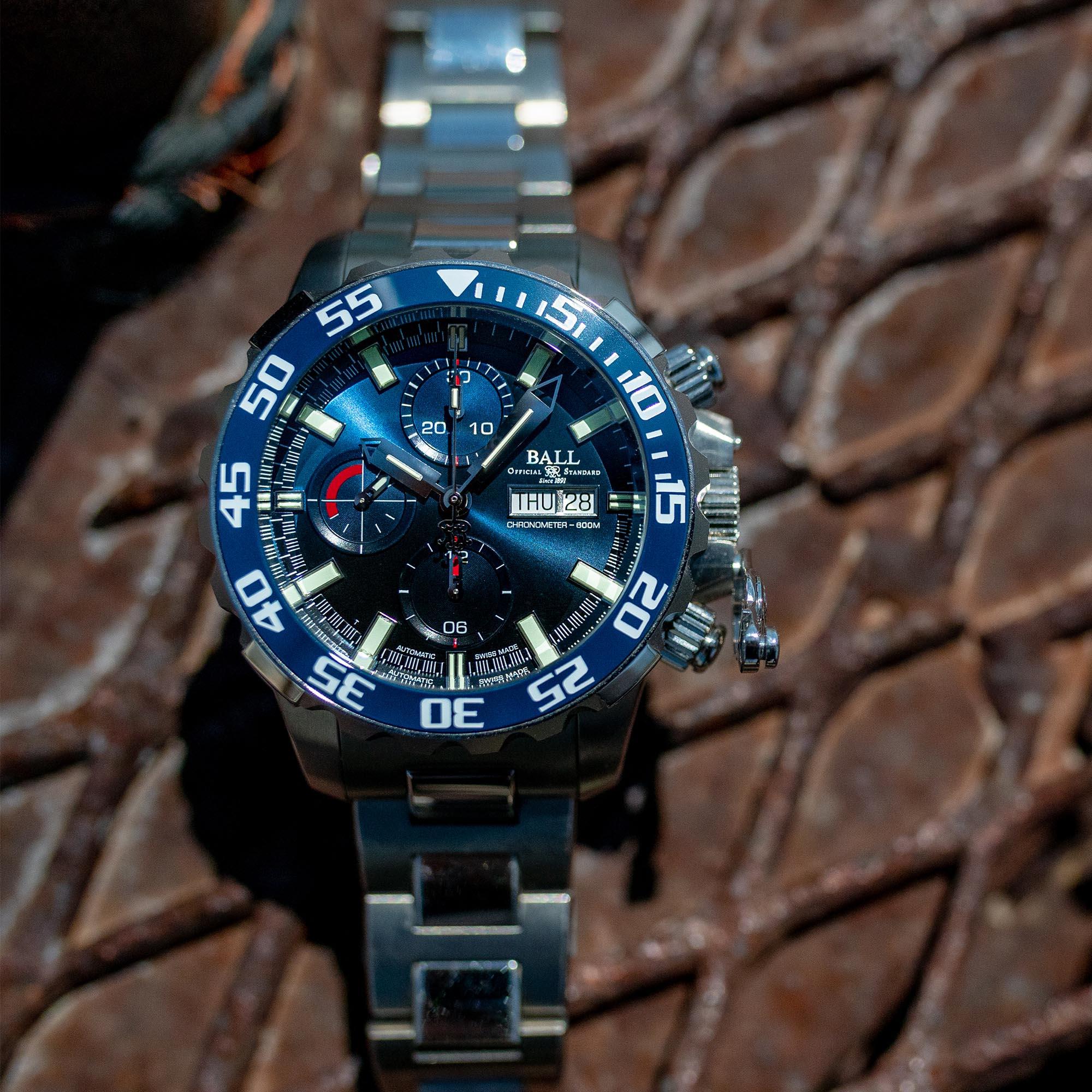 BALL Engineer Hydrocarbon Nedu Automatic Blue Dial Steel Strap Men's Watch DC3226A-S3C-BE