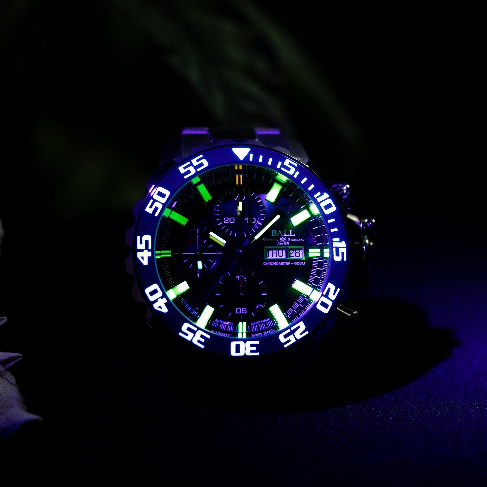 BALL Engineer Hydrocarbon Nedu Automatic Blue Dial Steel Strap Men's Watch DC3226A-S3C-BE