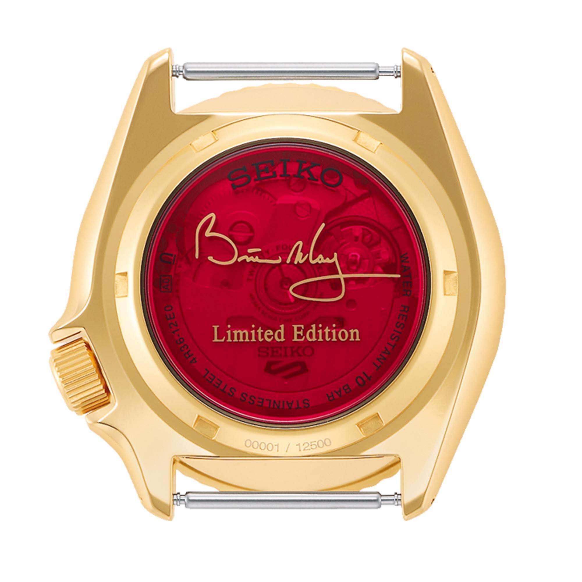 Seiko 5 Sports x Brian May Red Special II Automatic Limited Edition Men's Watch SRPH80K1