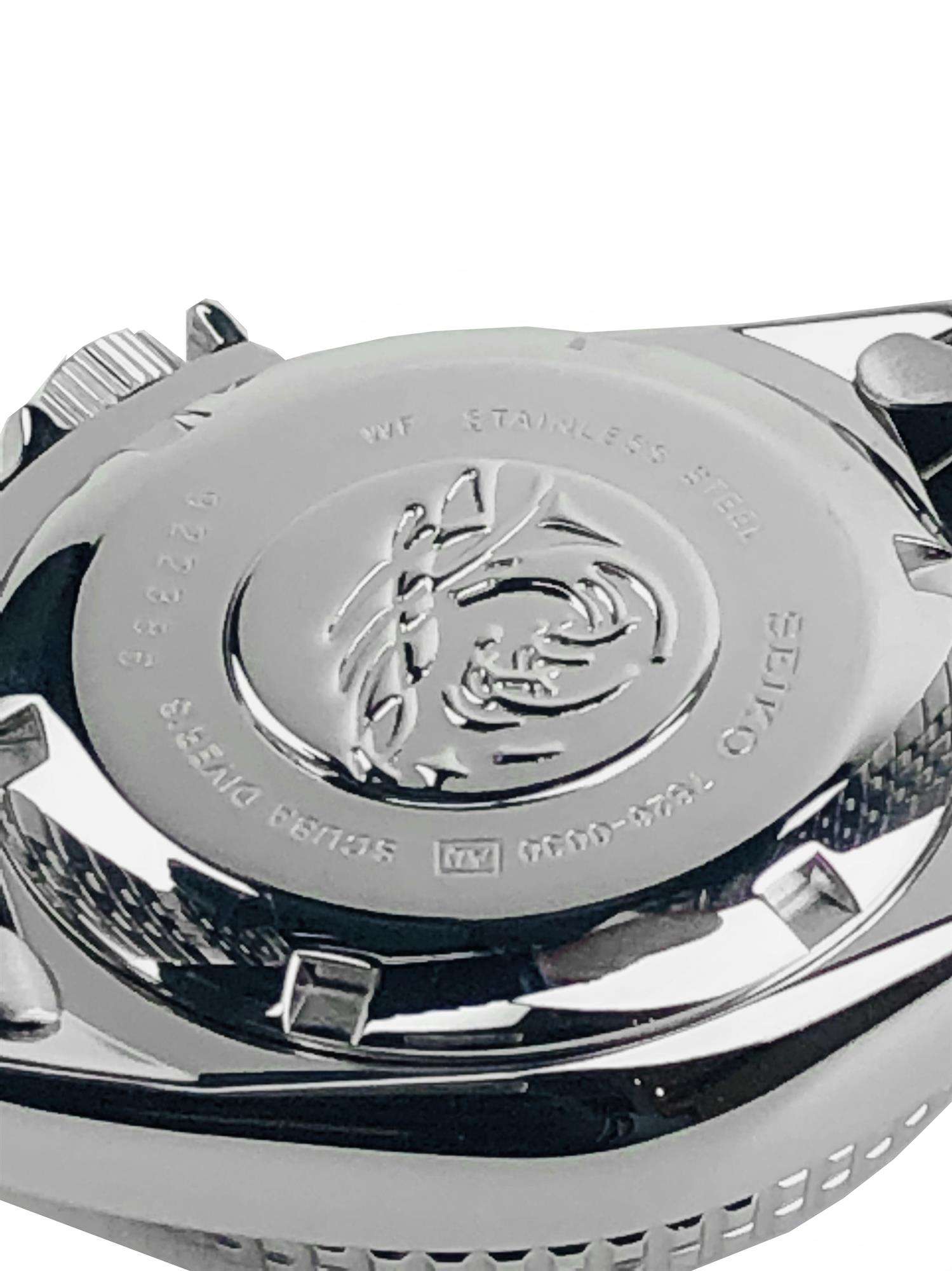 Seiko Divers Automatic Black Dial Stainless Steel Jubilee Bracelet Men's Watch SKX013K2 - WatchNation