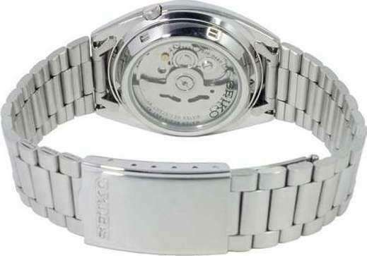 Seiko 5 Automatic White Dial Stainless Steel Bracelet Men's Watch SNXG47K1 - WatchNation