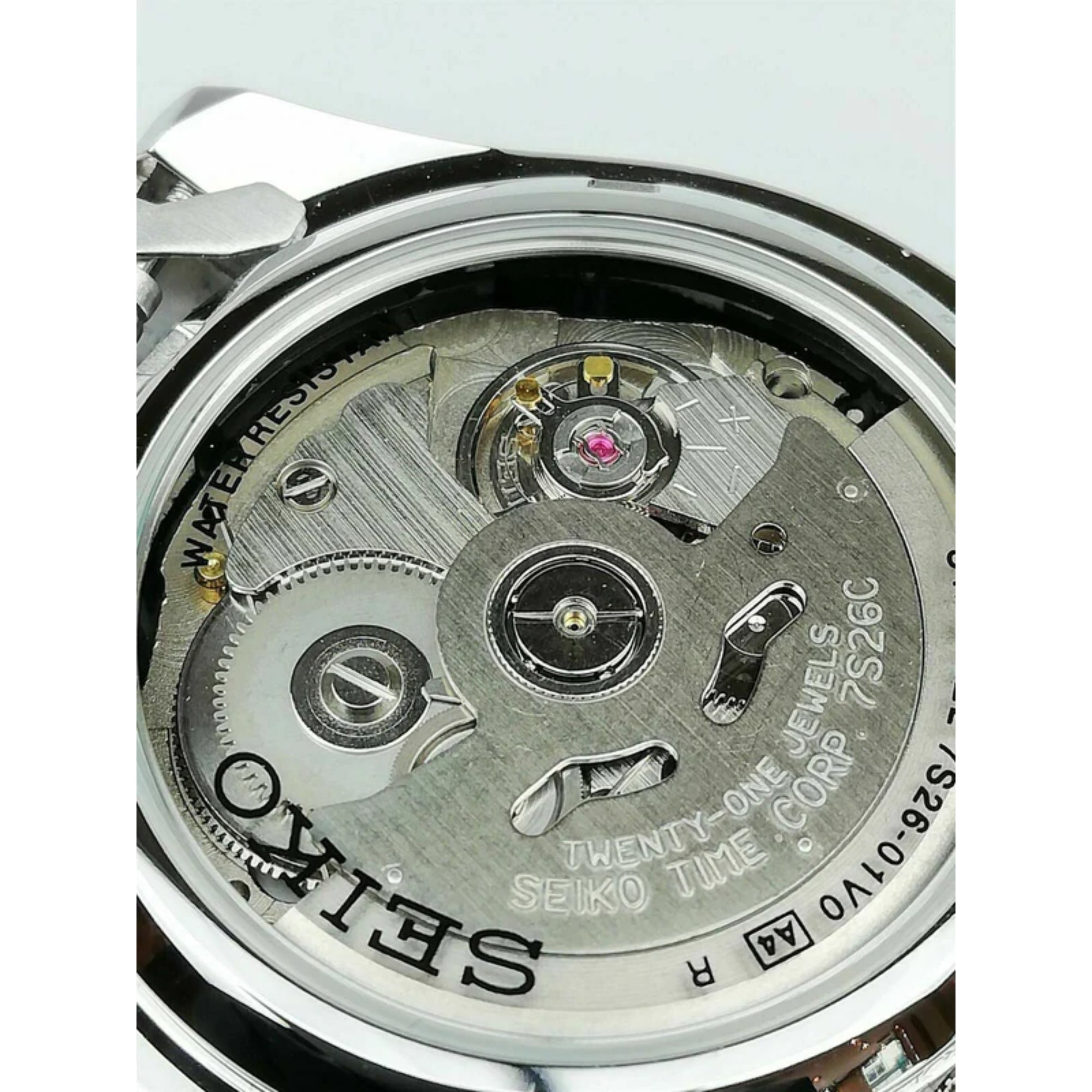 Seiko 5 Automatic White Dial Stainless Steel Men’s Watch SNK369K1