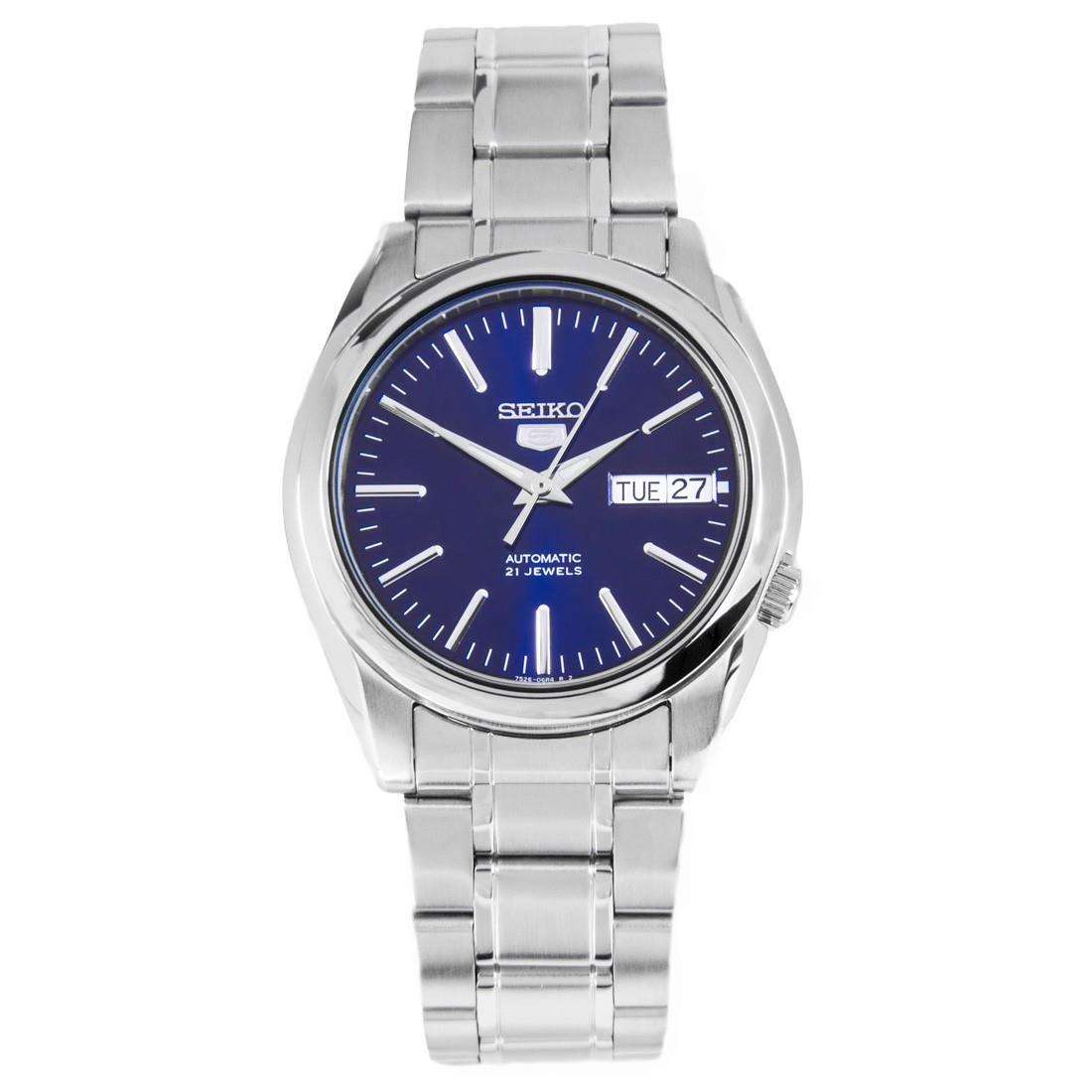 Seiko 5 Automatic Blue Dial Stainless Steel Men's Watch SNKL43K1