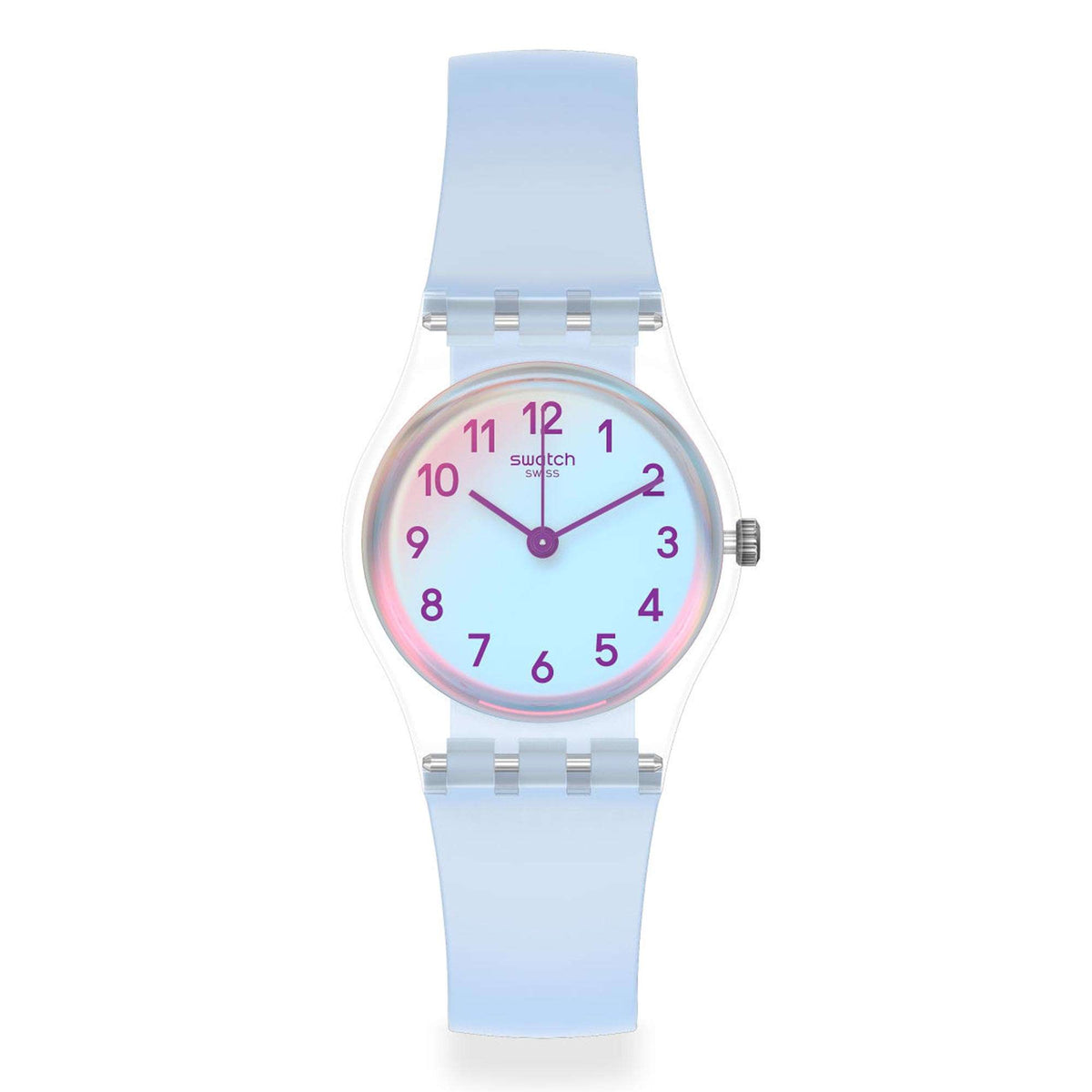 Polymer Silicone Casual Watch Quartz Water Resistant 100 Feet Swatch Metropolis GX405 watch with unique color change and  main image 2