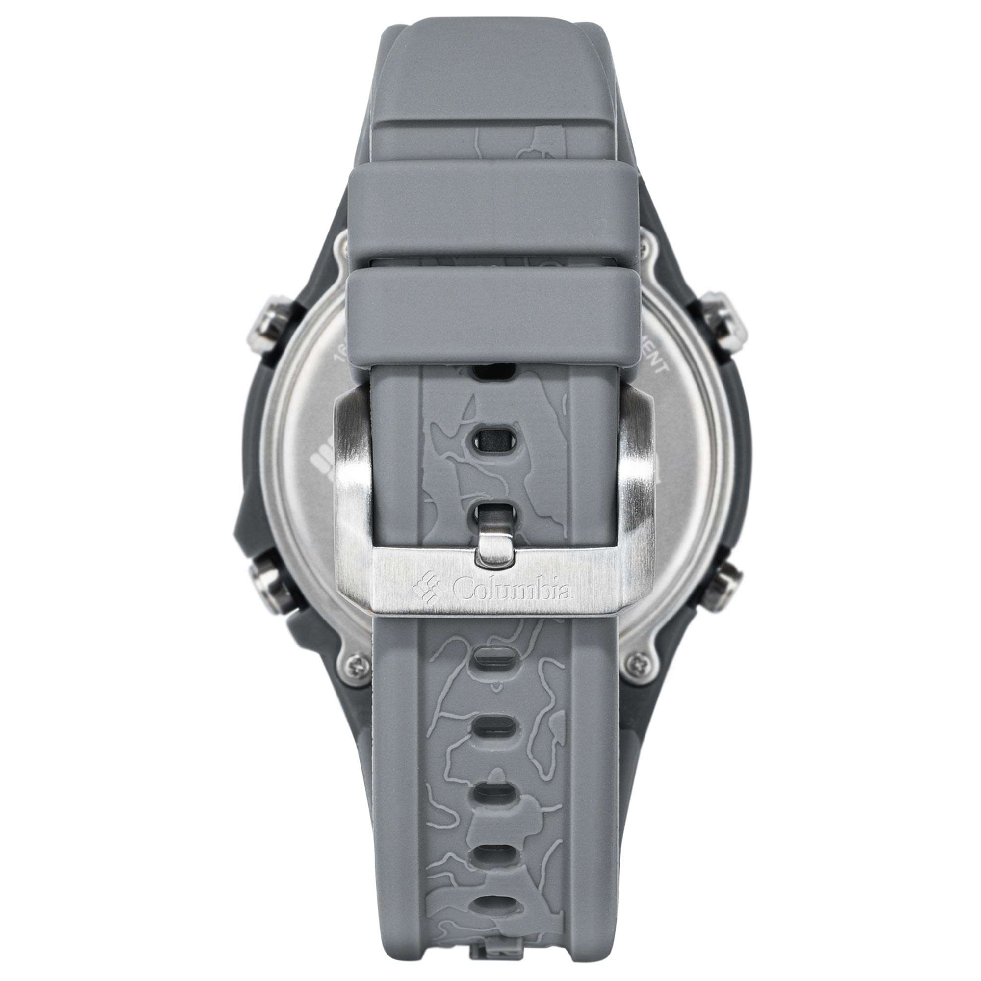 Columbia Exclusive Trailhead Quartz Digital Dial Grey Rubber Strap Watch CSS13-008