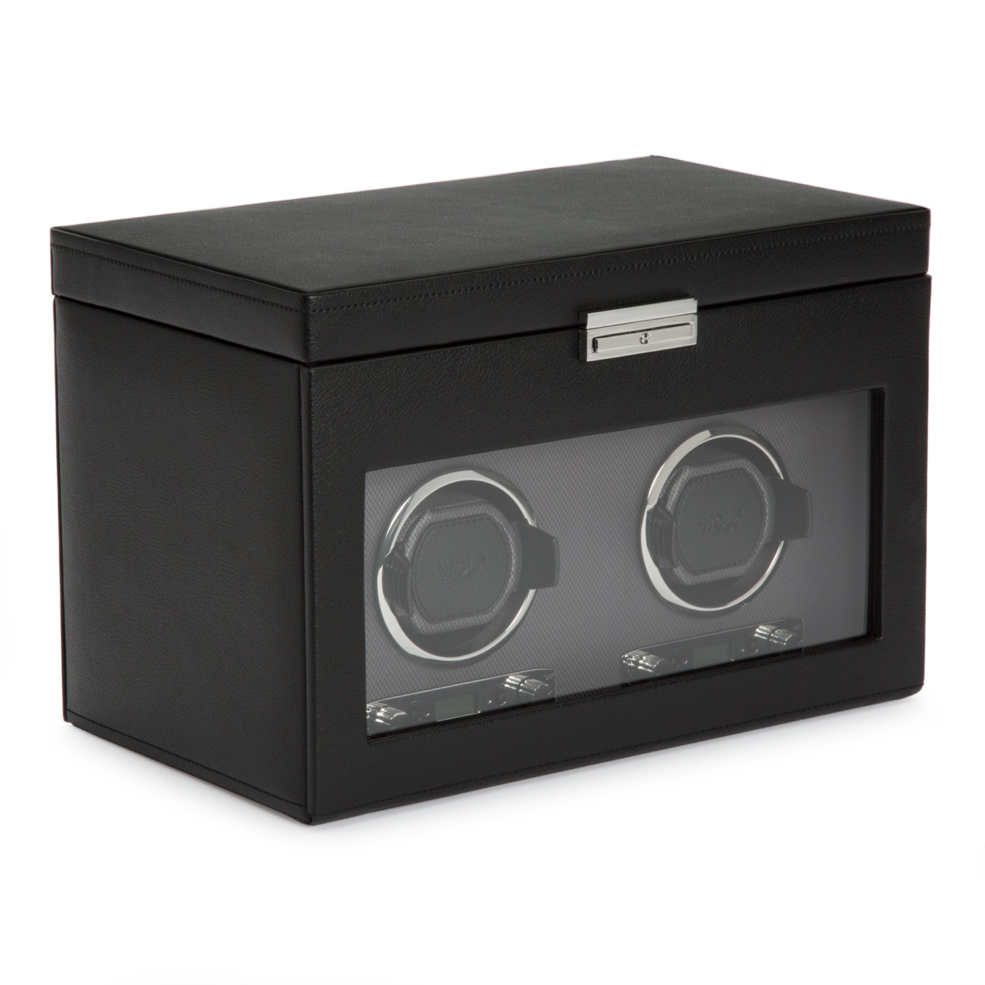 WOLF Double Watch Winder With Storage 456202