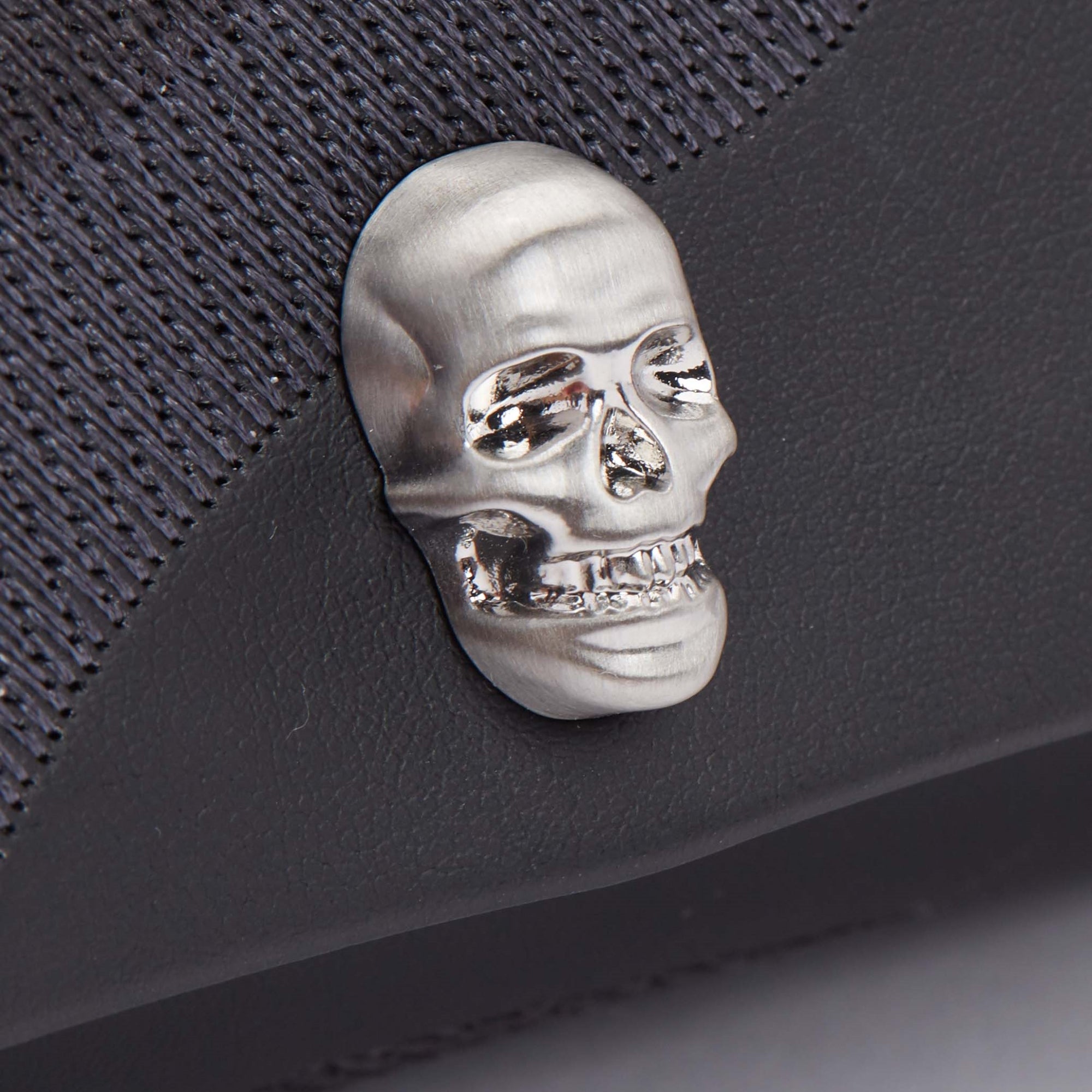 Wolf Memento Mori Black Skull Triple Watch Roll 493402