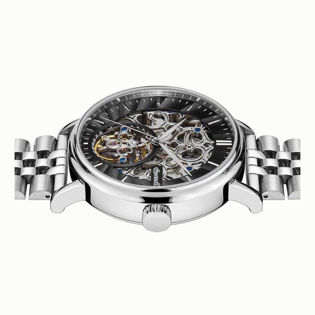 Ingersoll ‘The Charles’ Automatic Silver Dial Stainless Steel Bracelet Men’s Watch I05804B