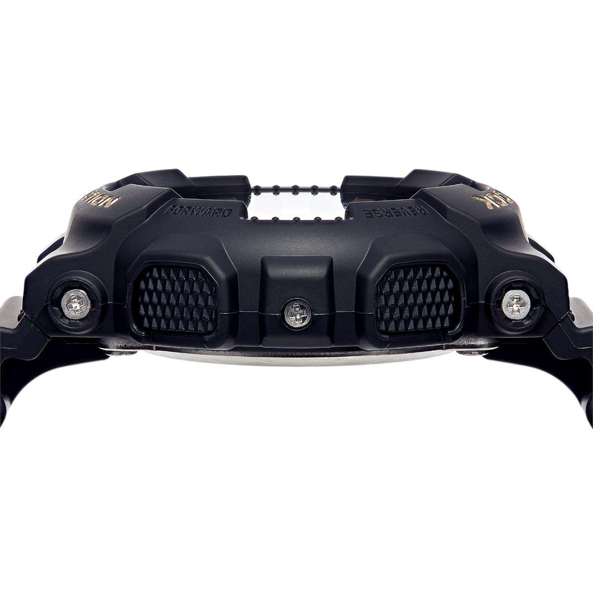 Casio G-Shock Quartz Black Dial Black Silicone Strap Unisex Watch GMA-S140M-1AER