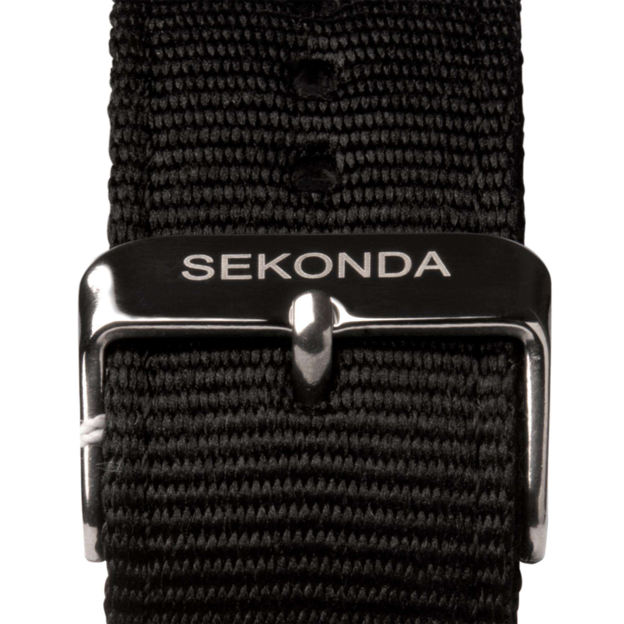 Sekonda Airborne Quartz Black Dial Black Strap Men's Watch 1992