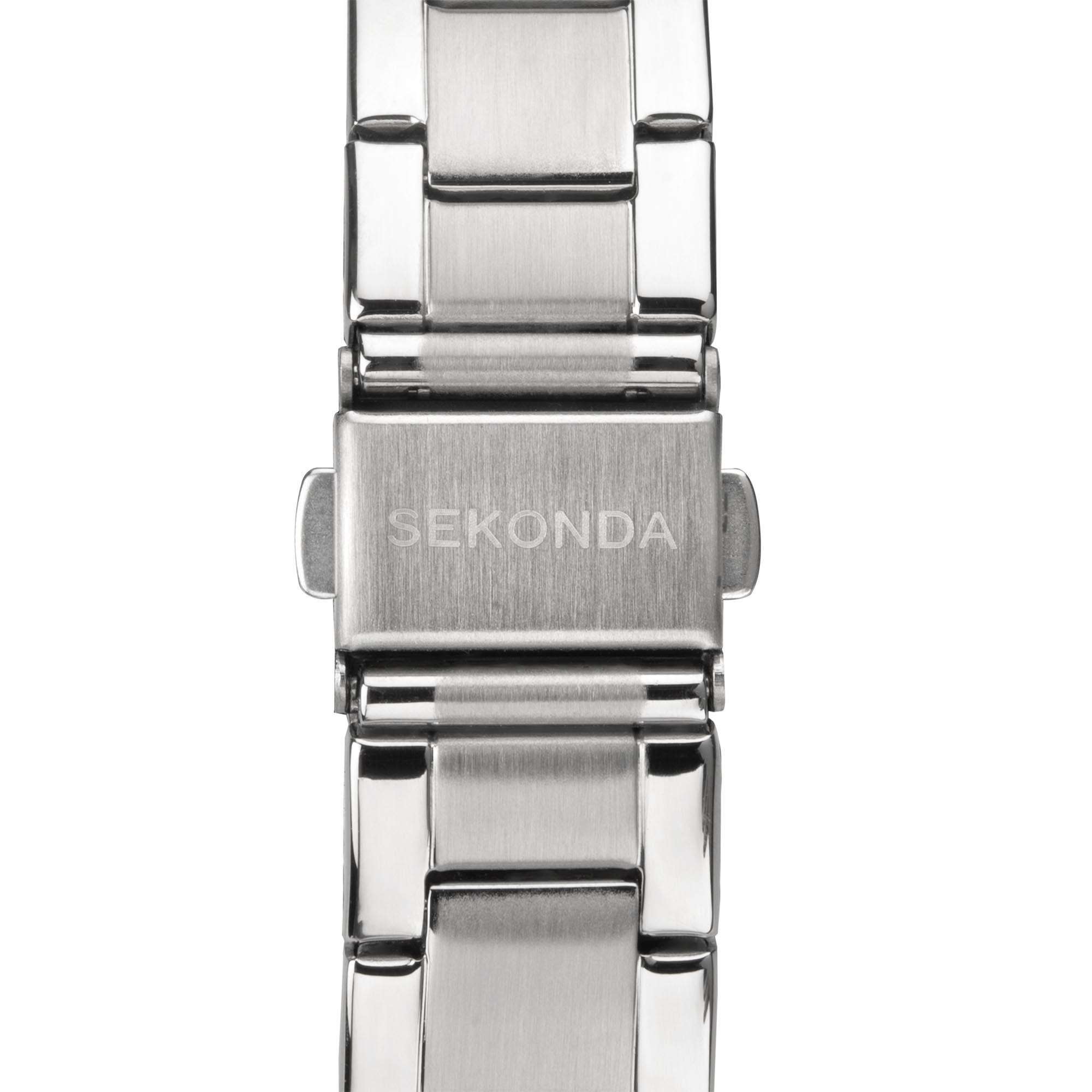 Sekonda ColourPop Quartz Navy Dial Stainless Steel Bracelet Ladies Watch 40366