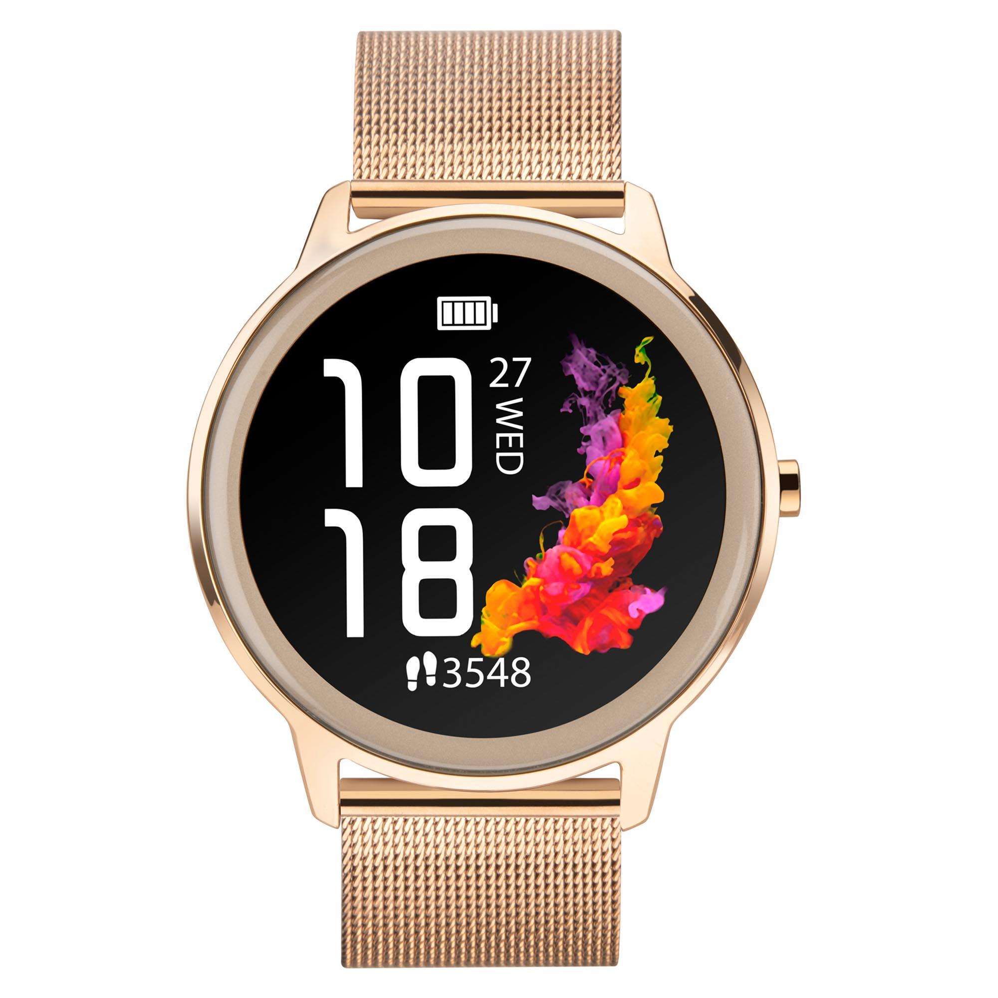 Sekonda Smartwatch Quartz Rose Gold Bracelet Ladies Watch 40388