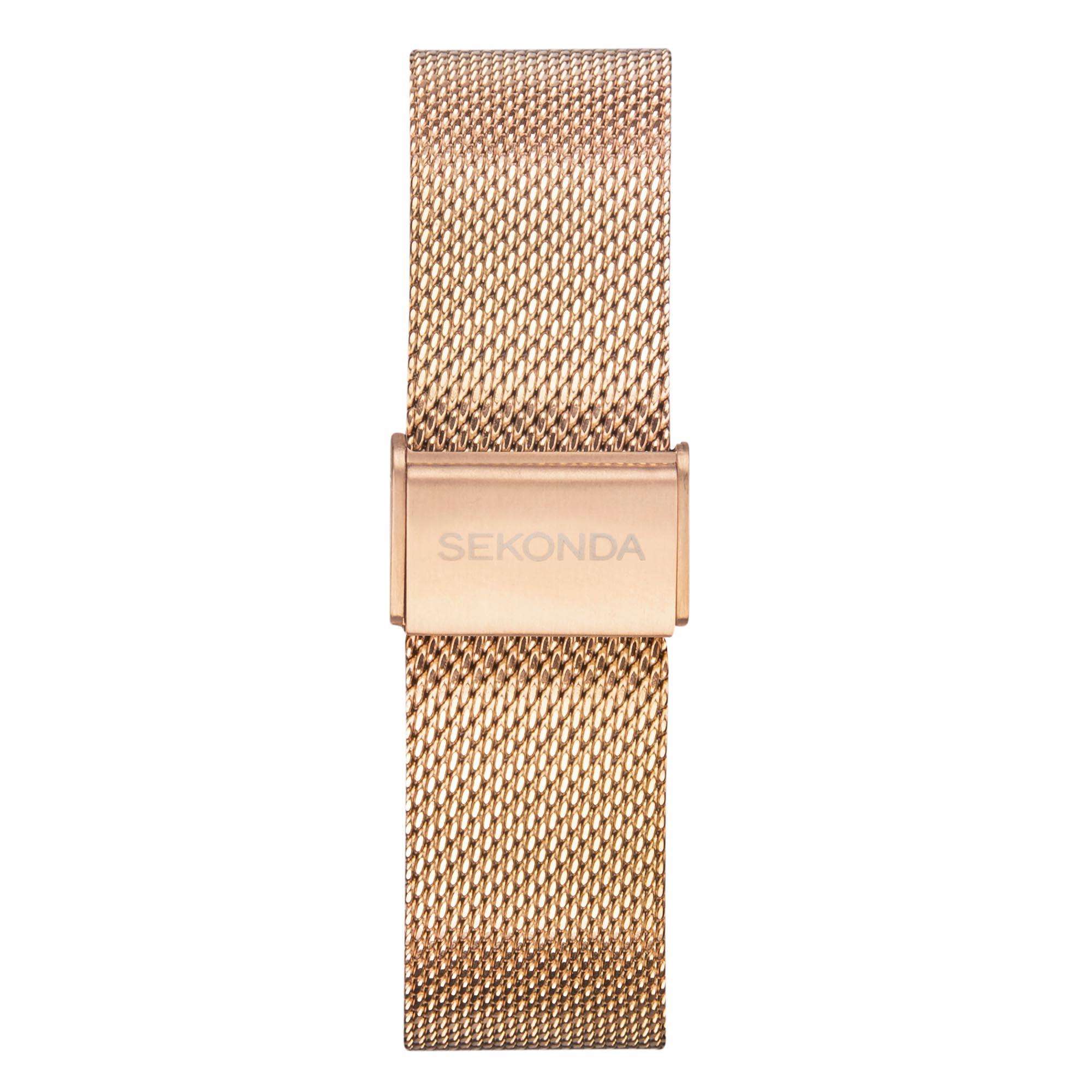 Sekonda Smartwatch Quartz Rose Gold Bracelet Ladies Watch 40388