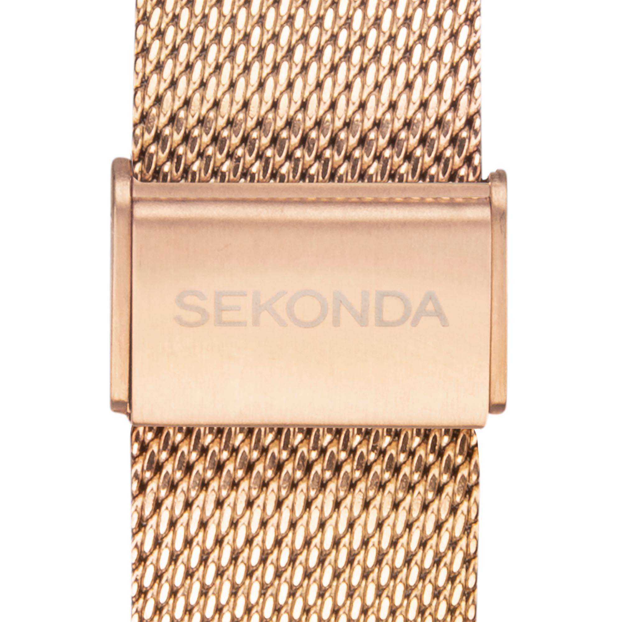 Sekonda Smartwatch Quartz Rose Gold Bracelet Ladies Watch 40388