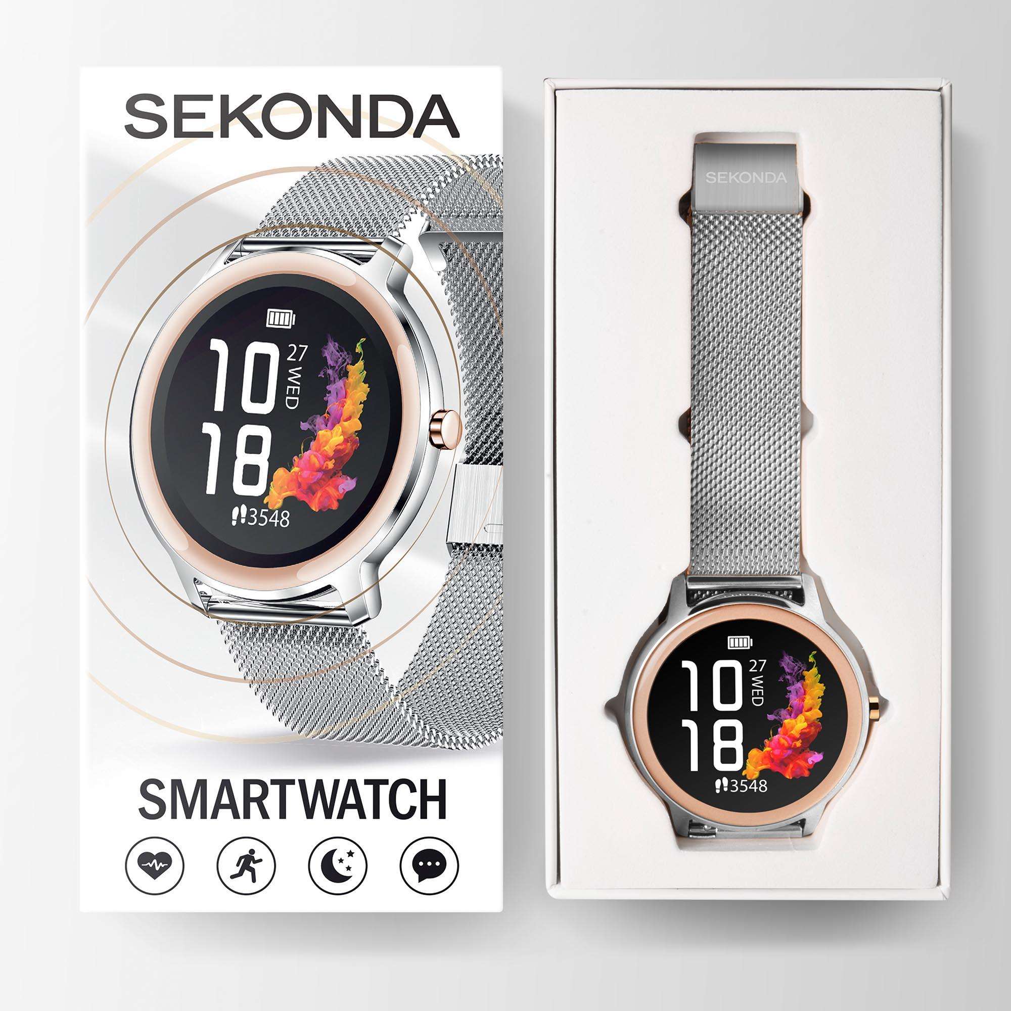 Sekonda Smartwatch Stainless Steel Bracelet Ladies Watch 40387