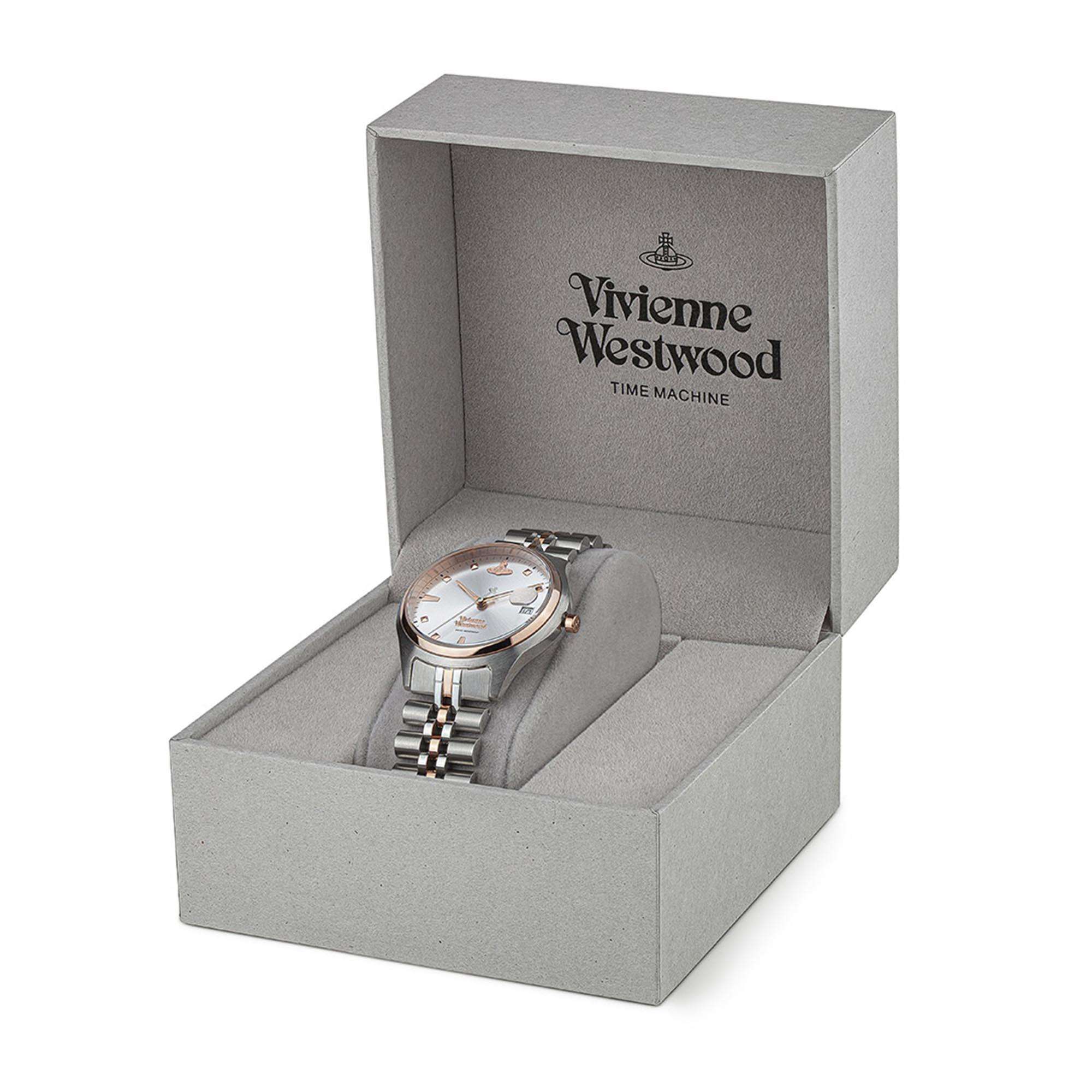 Vivienne Westwood Camberwell Quartz Silver Dial Stainless Steel Bracelet Ladies Watch VV261SLSR