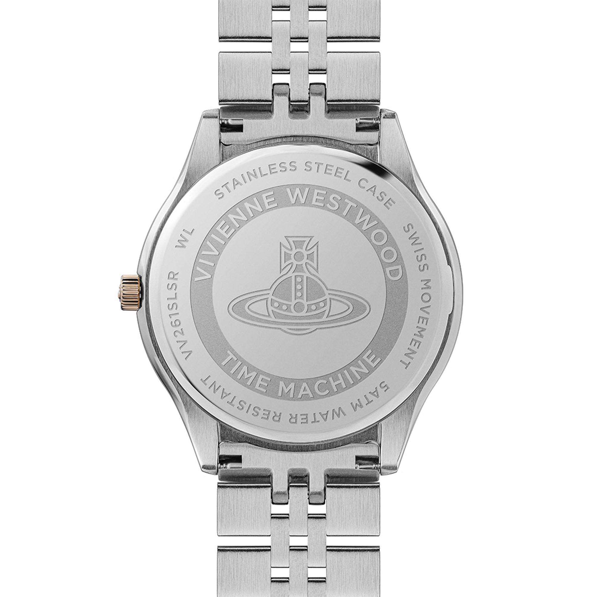 Vivienne Westwood Camberwell Quartz Silver Dial Stainless Steel Bracelet Ladies Watch VV261SLSR