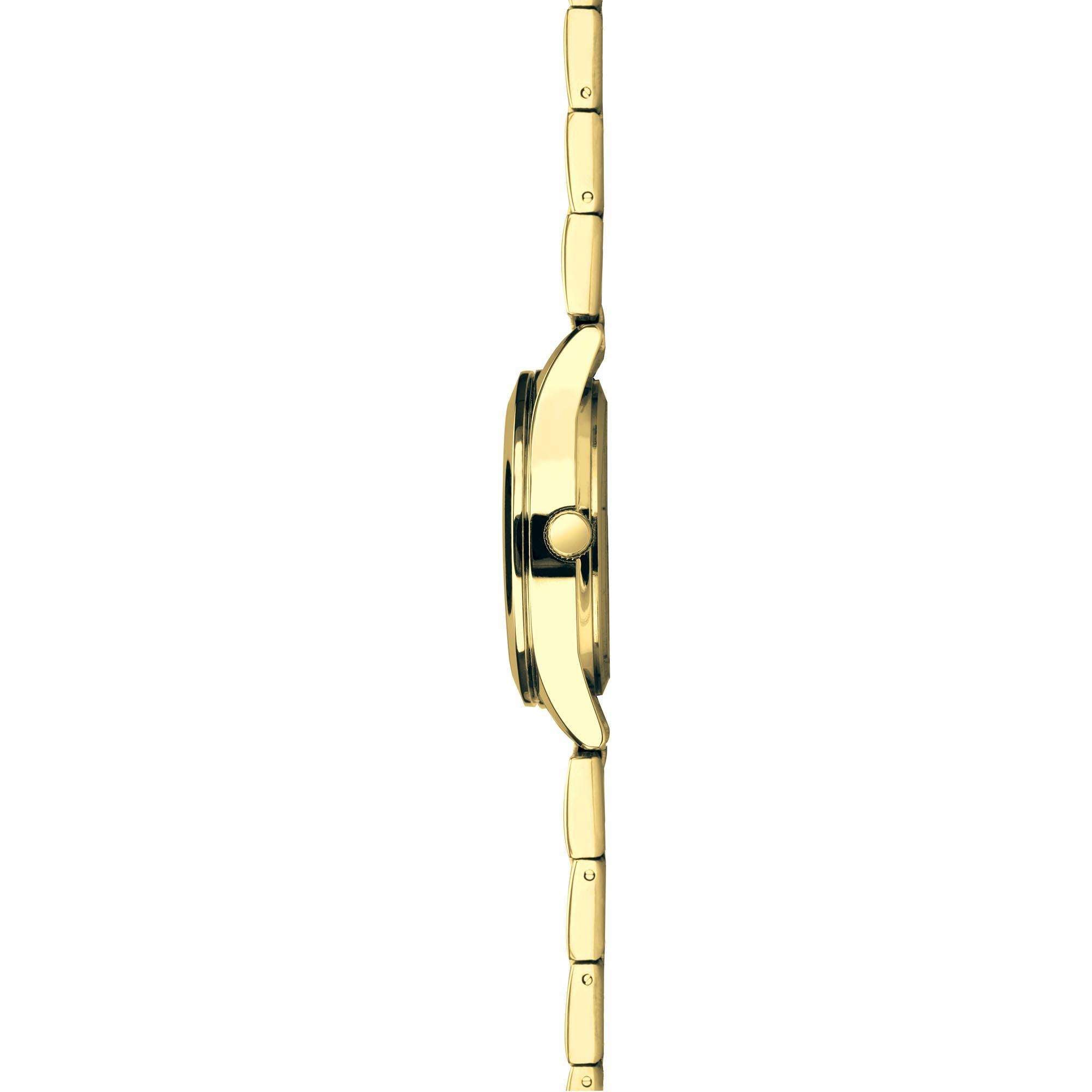 Sekonda Classic Colour Pop Quartz Champagne Dial Gold PVD Stainless Steel Bracelet Ladies Watch 40428