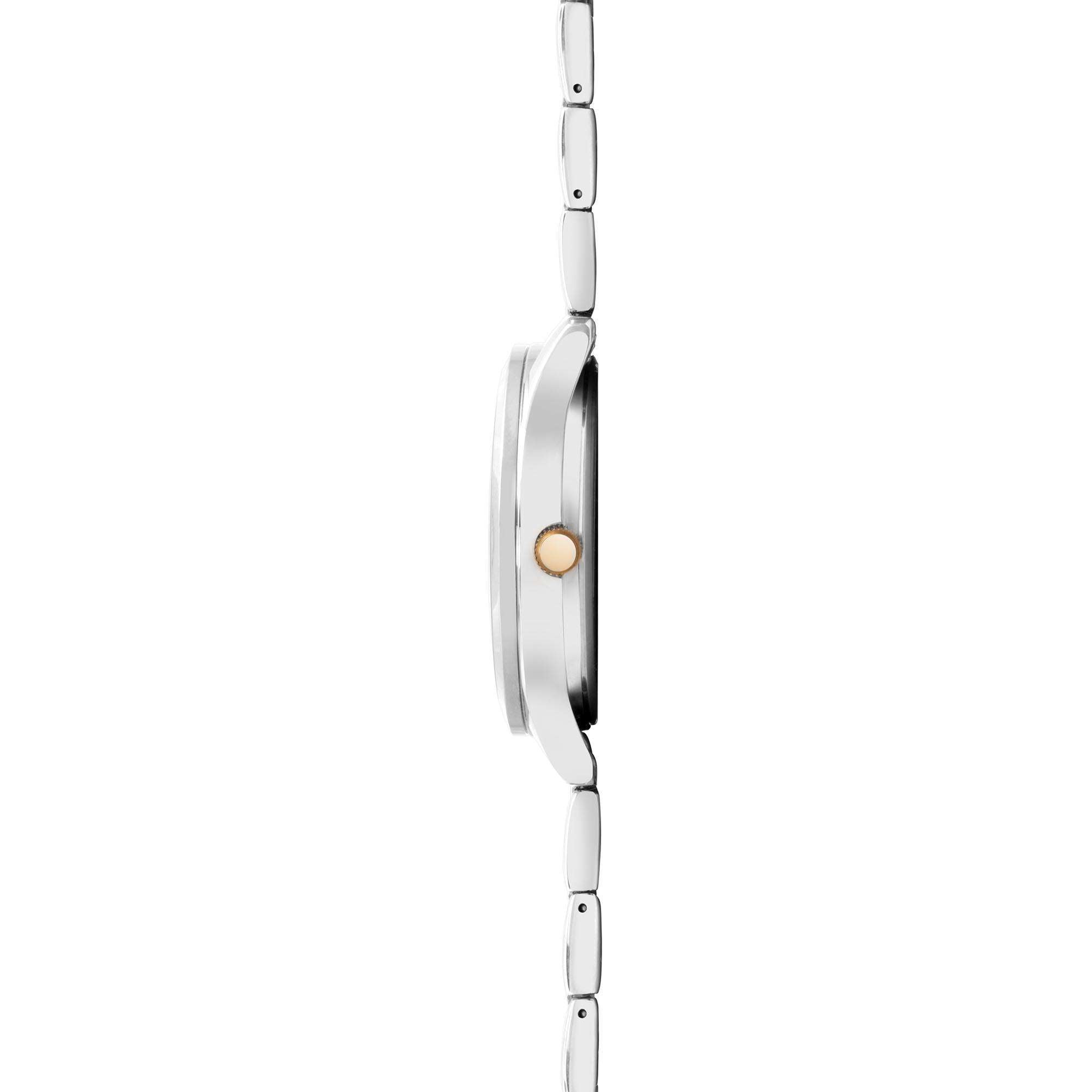 Sekonda Classic Quartz Champagne Dial Two Tone Stainless Steel Bracelet Men's Watch 1997