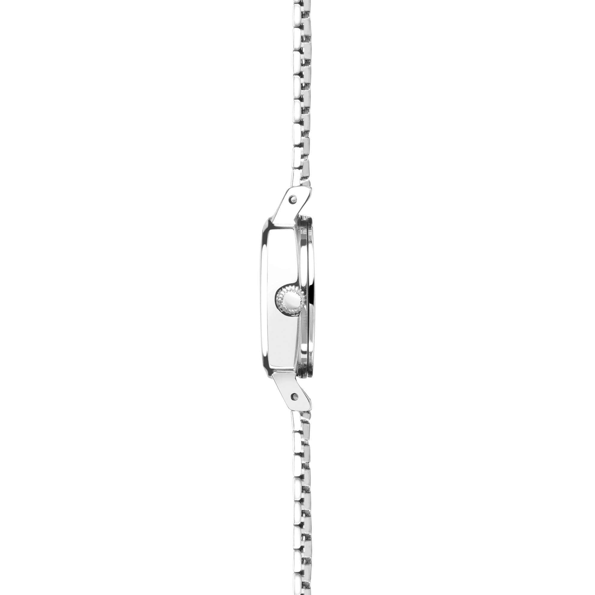 Sekonda Quartz Black Dial Stainless Steel Expander Bracelet Ladies Watch 40359