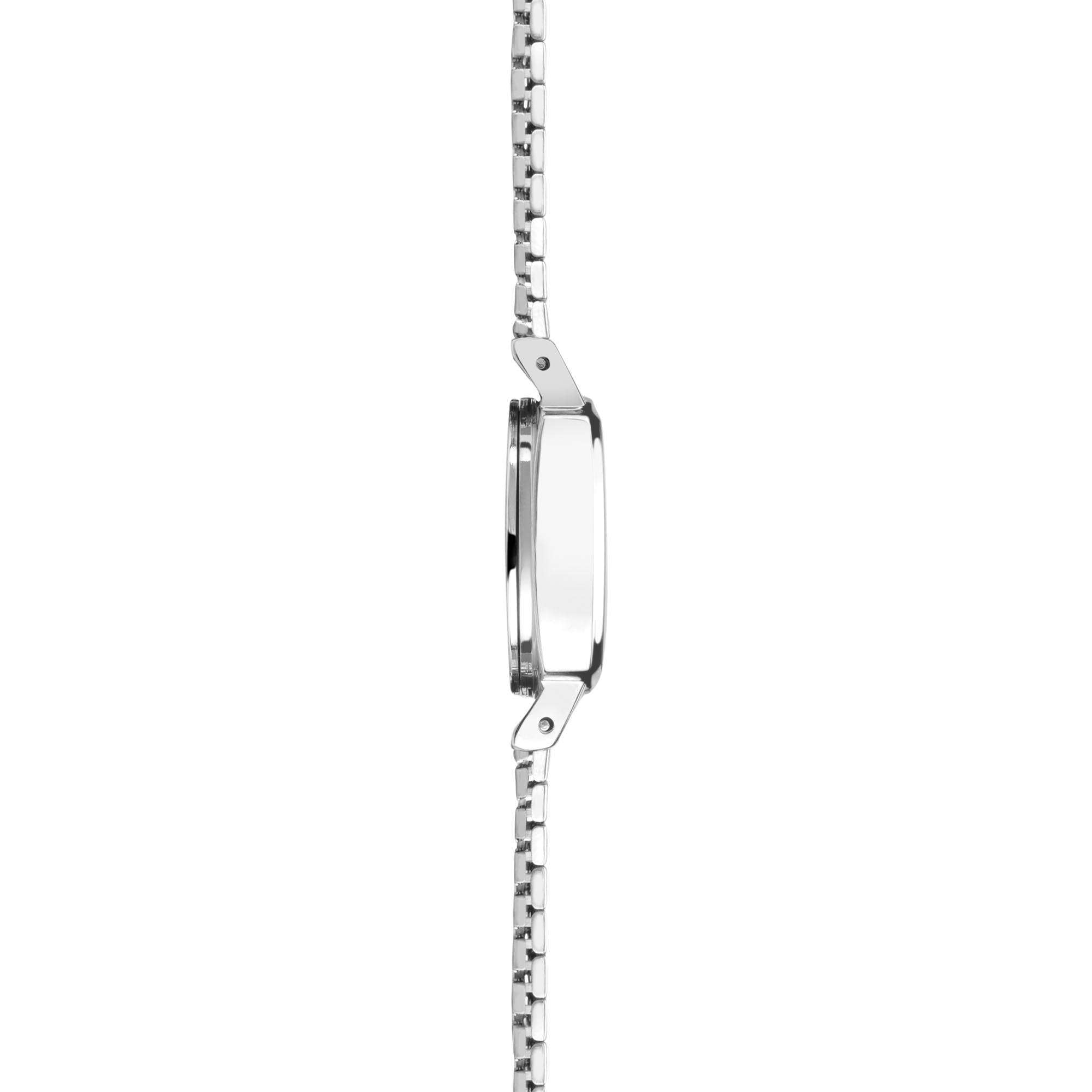 Sekonda Quartz Black Dial Stainless Steel Expander Bracelet Ladies Watch 40359