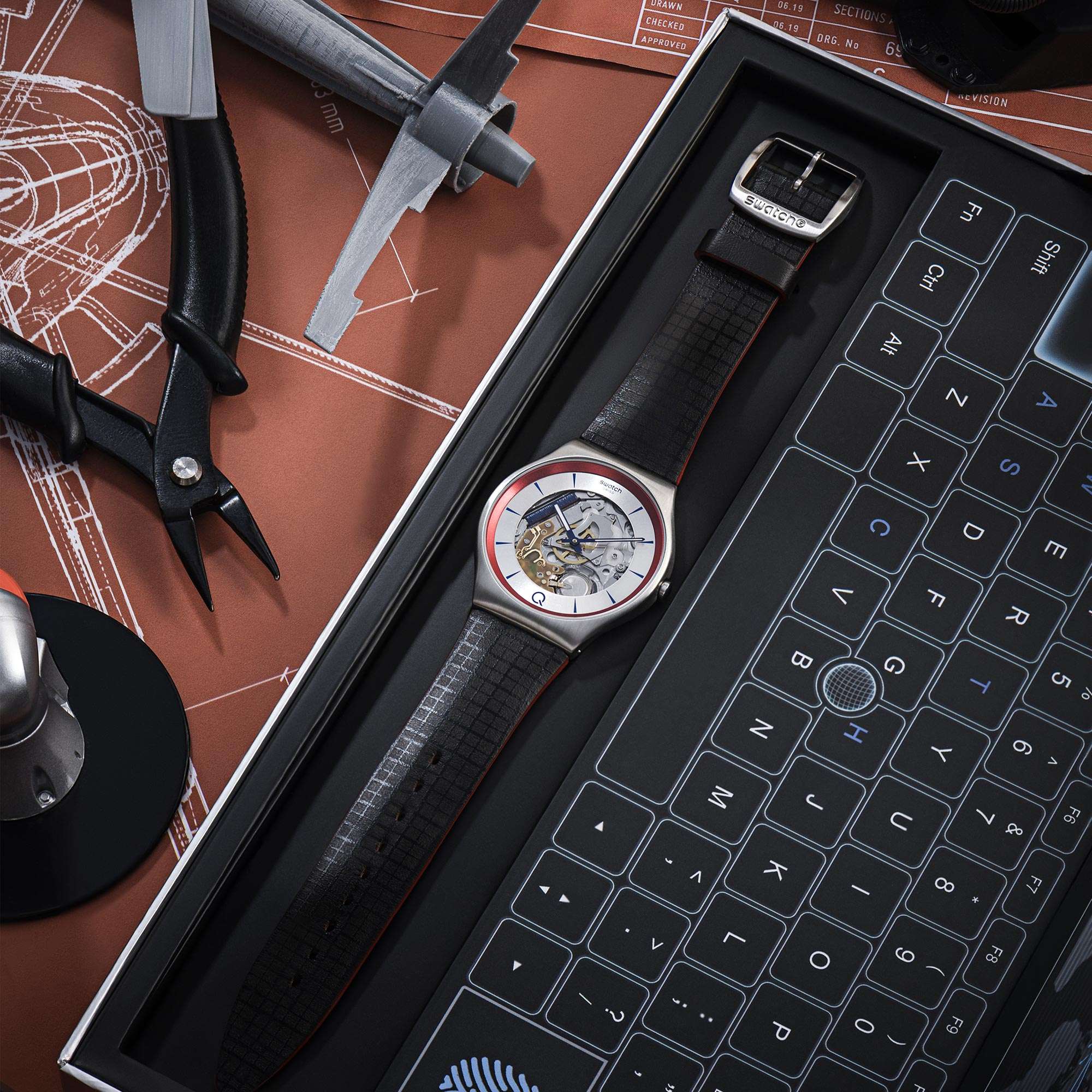 Swatch James Bond 2Q No Time To Die Limited Edition Grey Dial Men's Watch SS07Z102