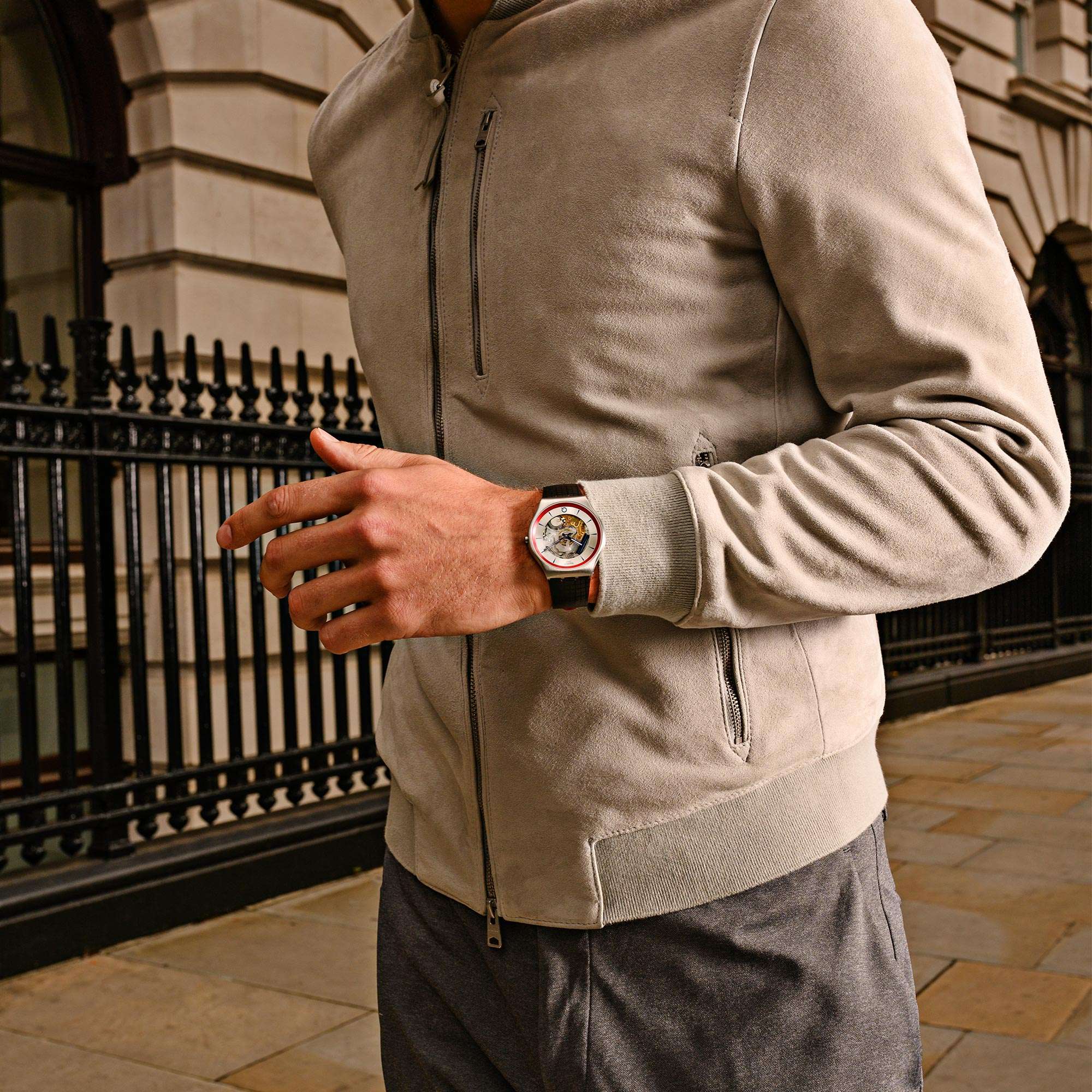 Swatch James Bond 2Q No Time To Die Limited Edition Grey Dial Men's Watch SS07Z102