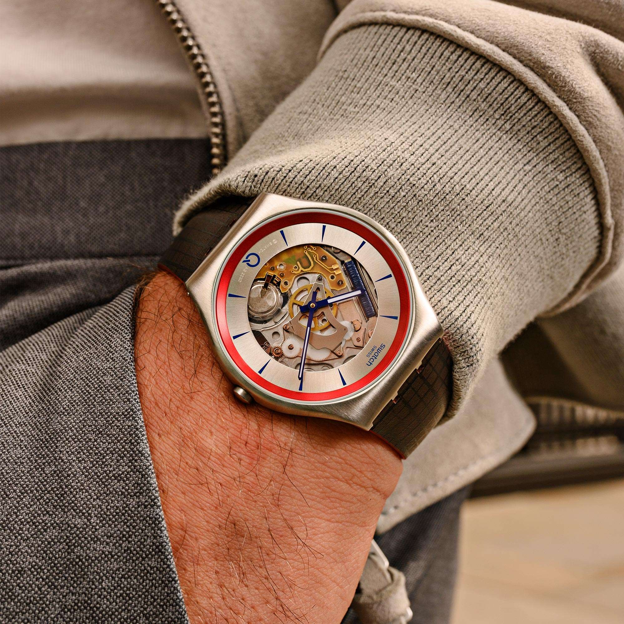 Swatch James Bond 2Q No Time To Die Limited Edition Grey Dial Men's Watch SS07Z102