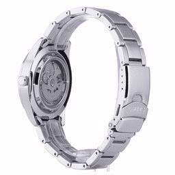 Seiko 5 Sports Military Field Automatic Black Dial Steel Bracelet Strap Men's Watch SNZG13K1