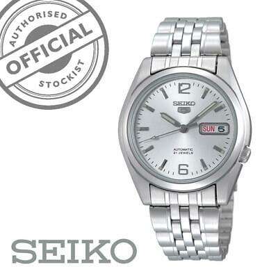 Seiko 5 Automatic Silver Dial Stainless Steel Men's Watch SNK385K1