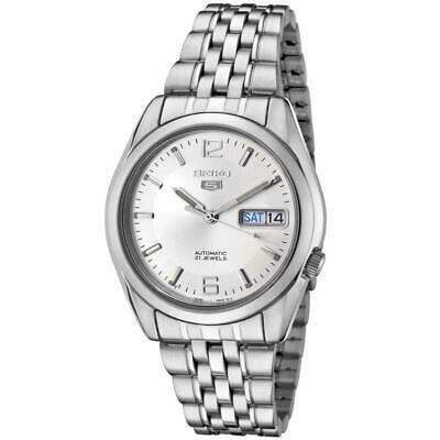 Seiko 5 Automatic Silver Dial Stainless Steel Men's Watch SNK385K1