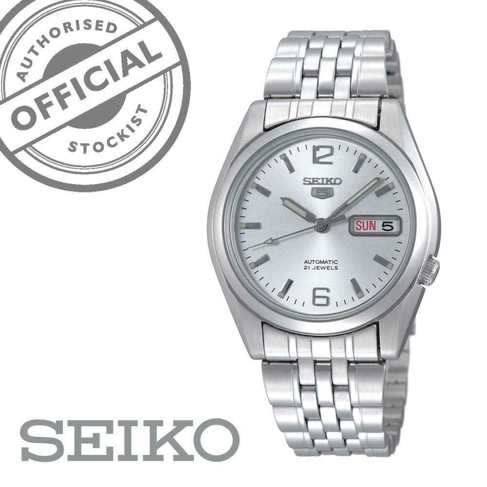 Seiko 5 Automatic Silver Dial Stainless Steel Men's Watch SNK385K1