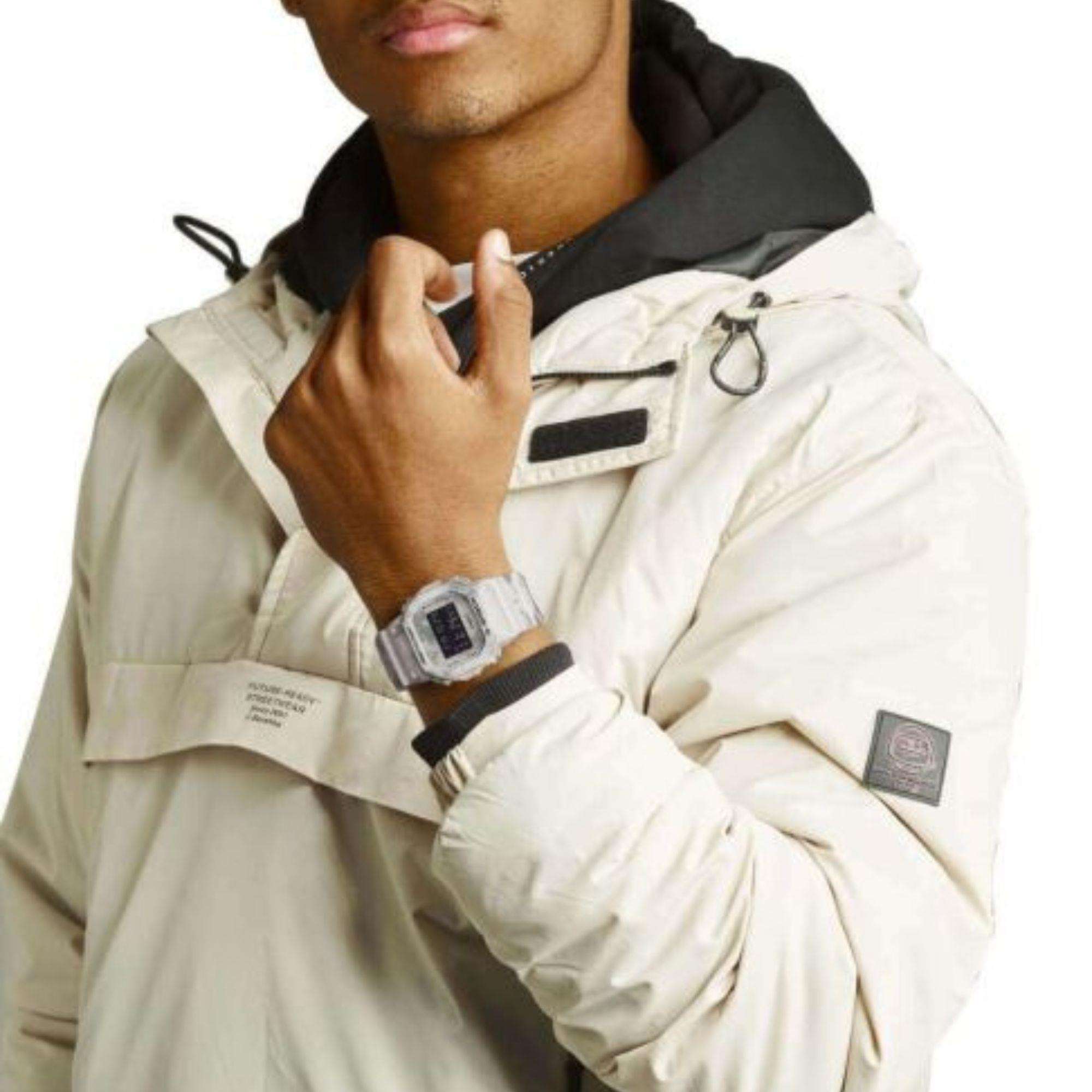 Casio G-Shock Frozen Forest Series Snow Camouflage Quartz Digital Dial Men's Watch DW-5600GC-7ER