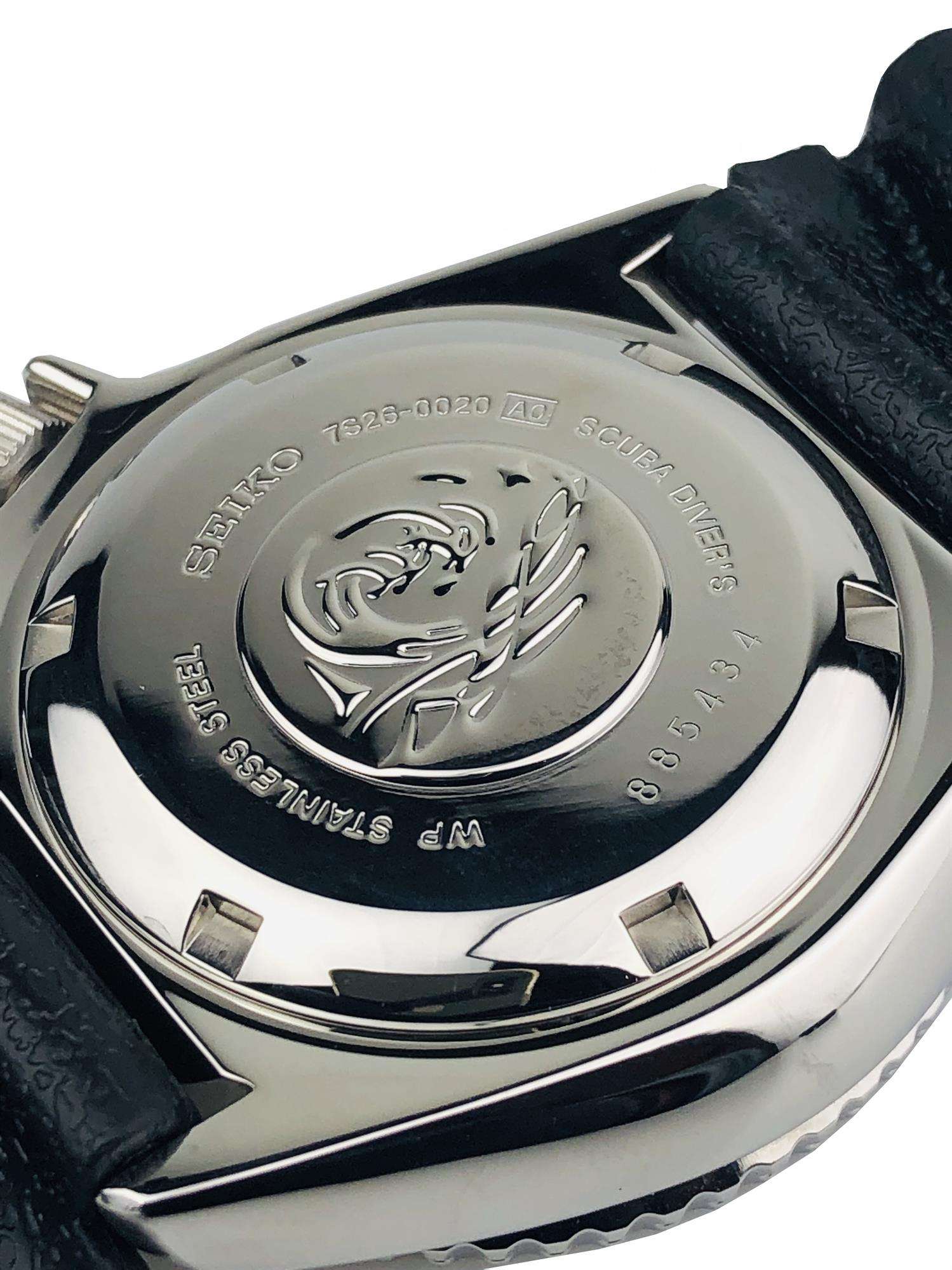 Seiko Divers Pepsi Automatic Black Dial Black Rubber Strap Men's Watch SKX009K1