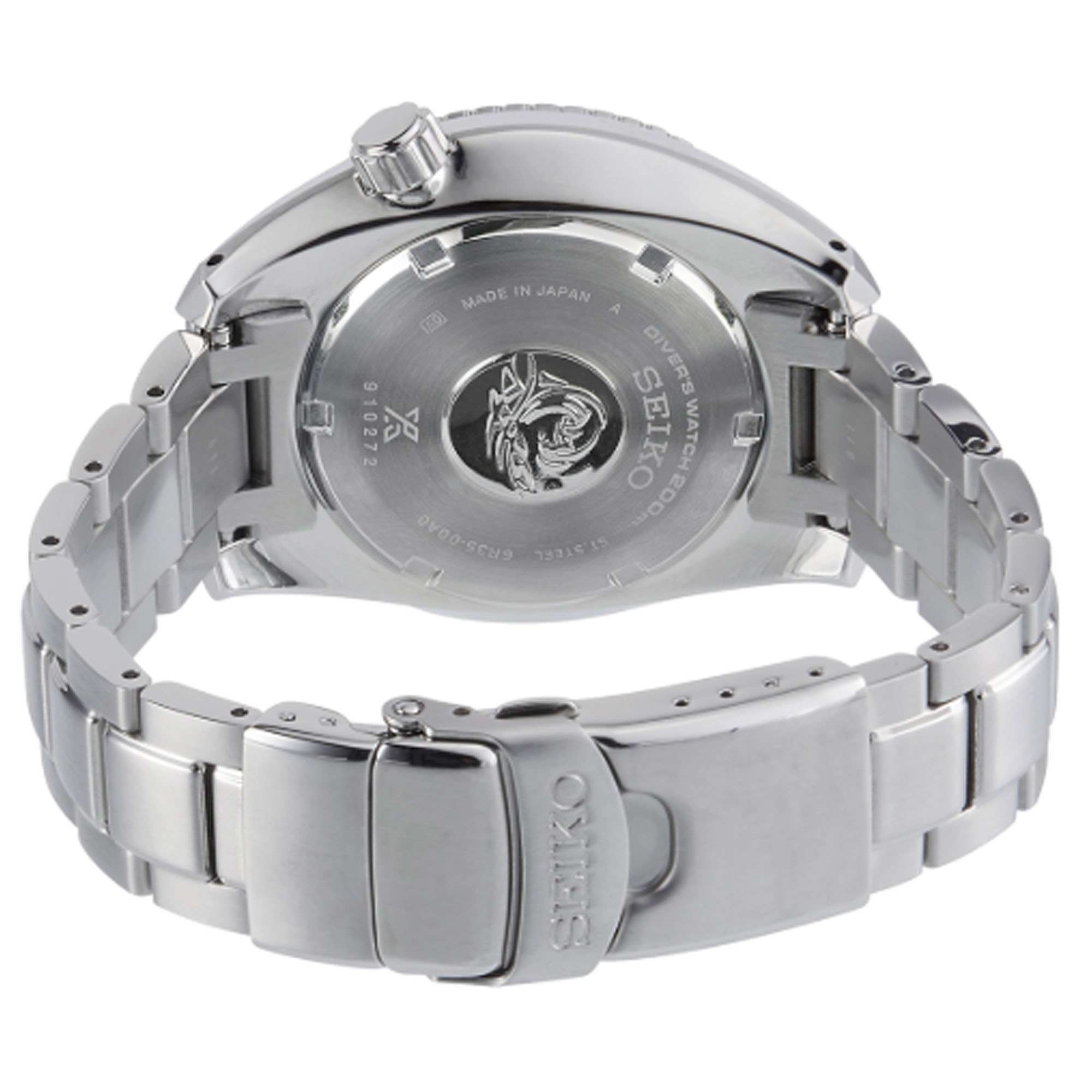 Seiko Prospex 'Sumo' Automatic Green Dial Stainless Steel Bracelet Men's Watch SPB103J1