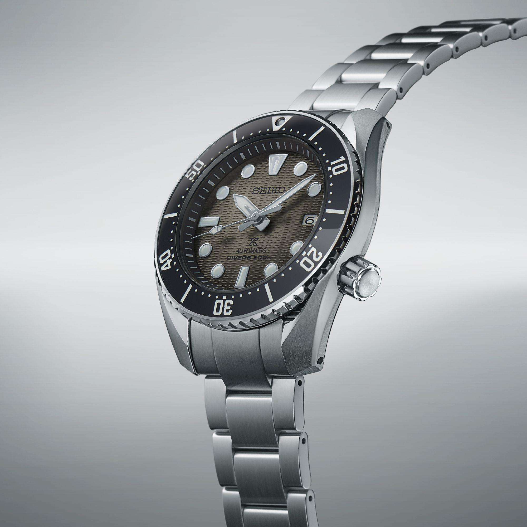 Prospex King Sumo "Gradation" Automatic Grey Dial Steel Bracelet Divers Watch SPB323J1