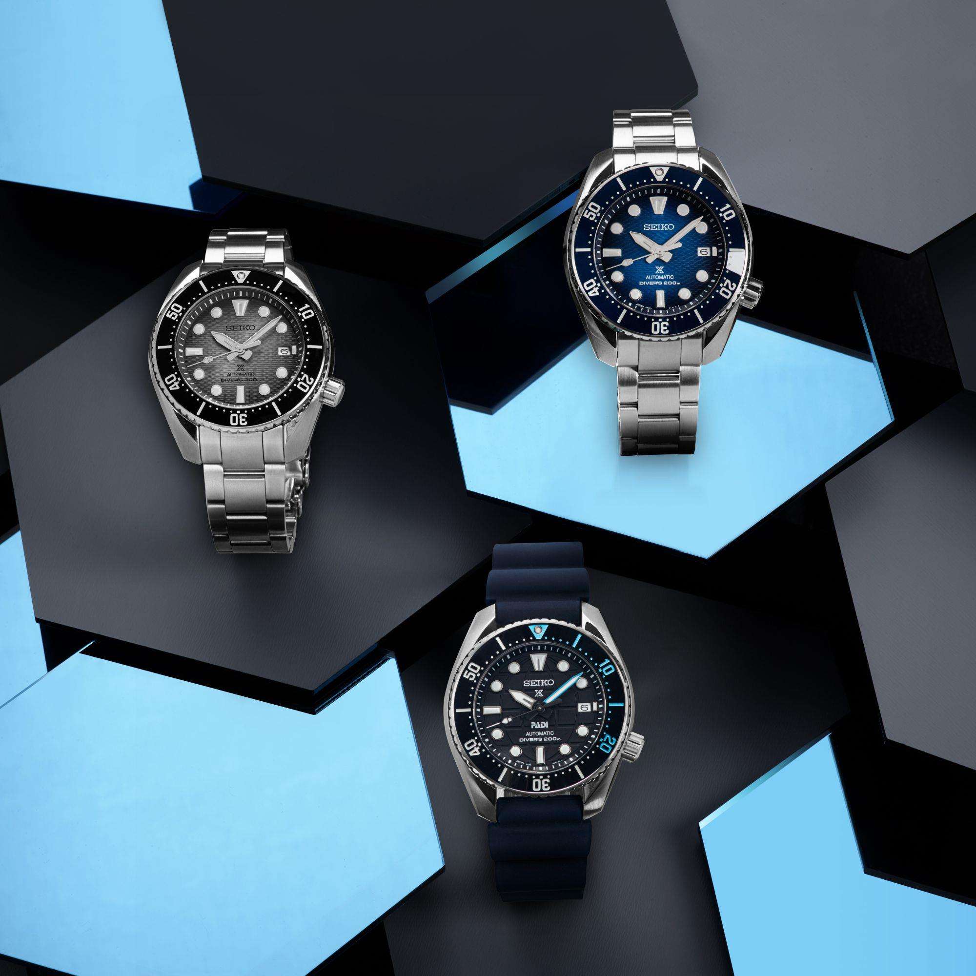 Prospex King Sumo PADI Special Edition Automatic Black Dial Silicone Strap Divers Watch SPB325J1