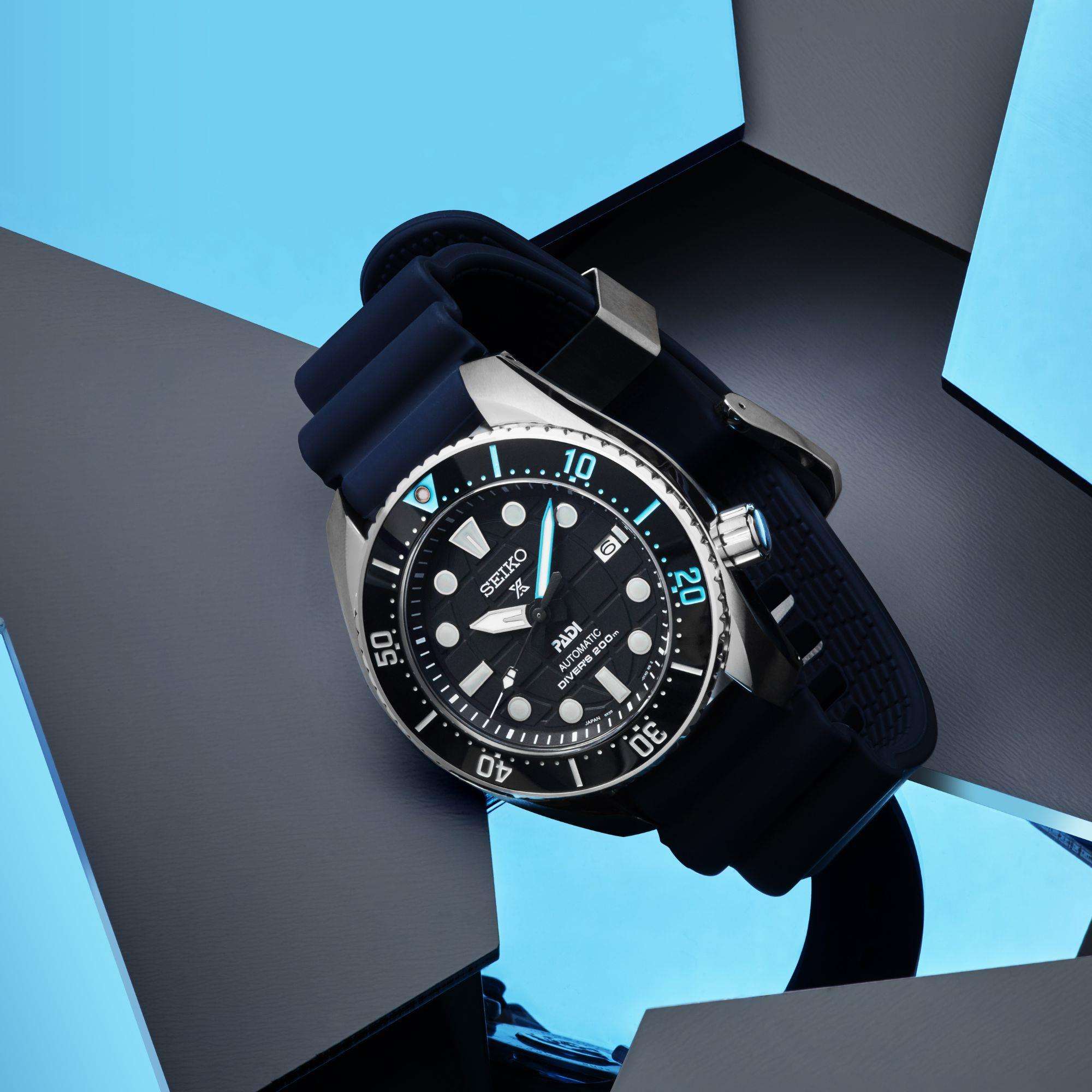 Prospex King Sumo PADI Special Edition Automatic Black Dial Silicone Strap Divers Watch SPB325J1