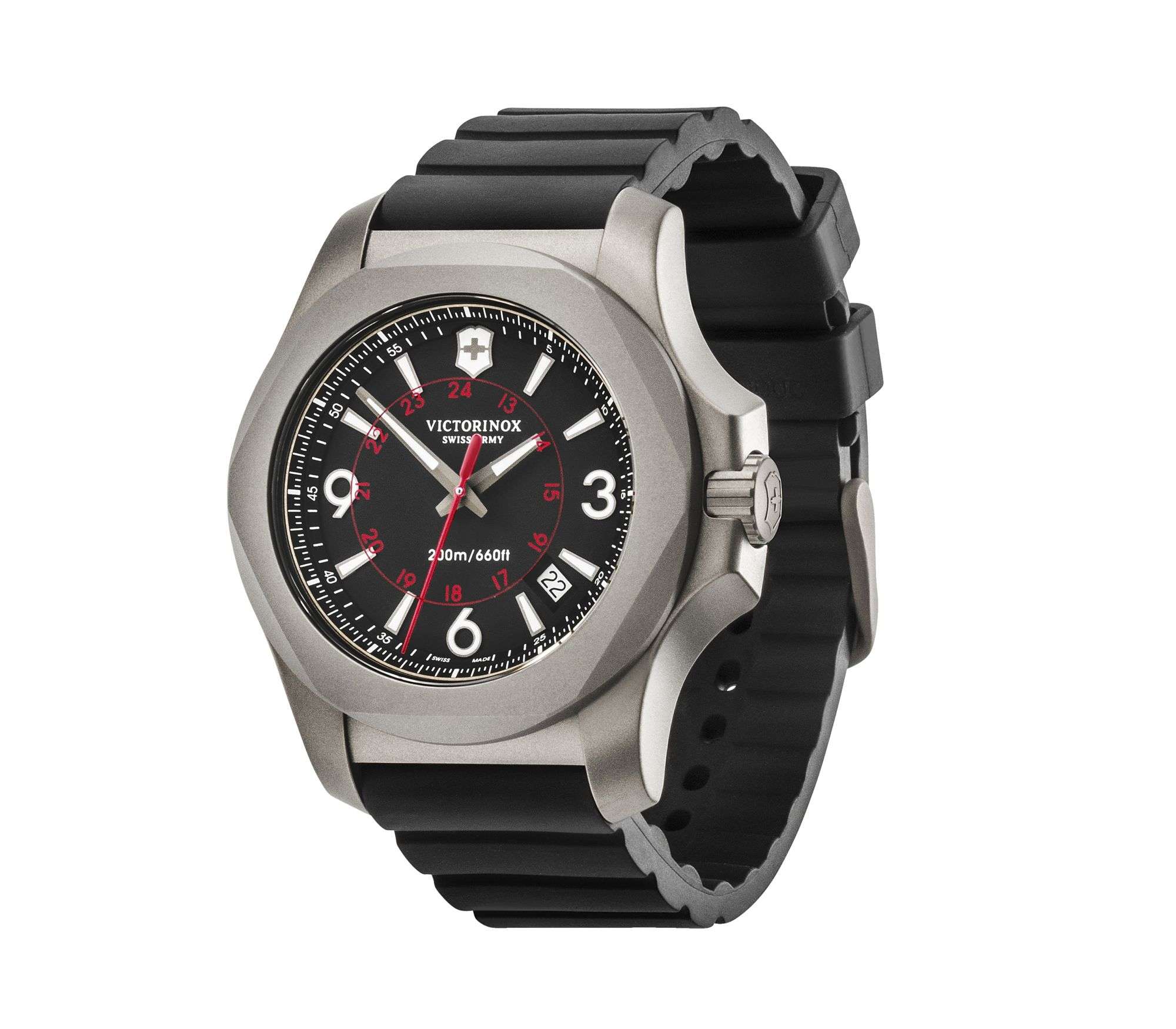 Victorinox Swiss Army I.N.O.X Titanium With Protective Bumper Quartz Men's Watch 241883