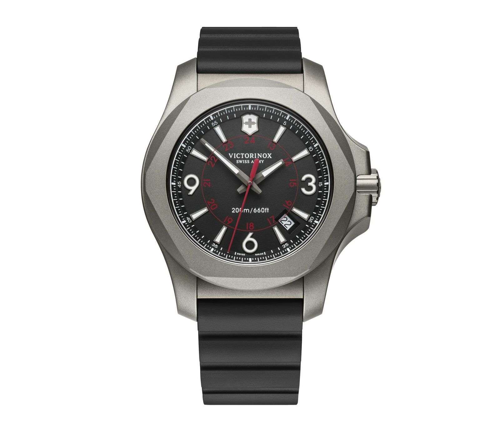 Victorinox Swiss Army I.N.O.X Titanium With Protective Bumper Quartz Men's Watch 241883