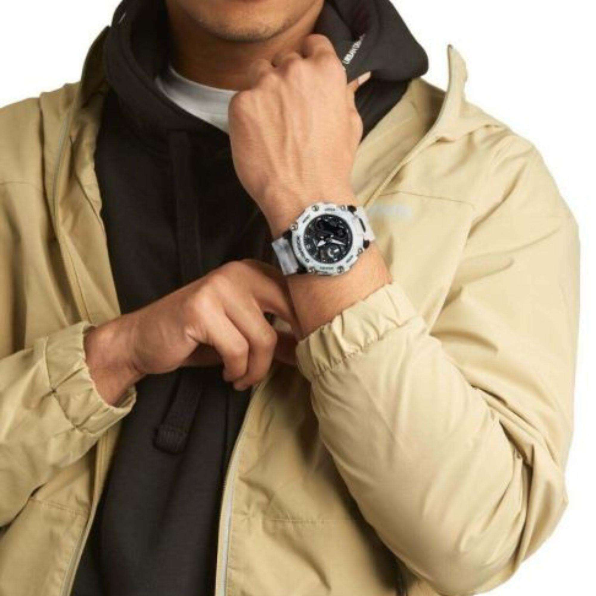 Casio G-Shock Snow Camo Series Dual Display Men's Watch GA-2200GC-7AER