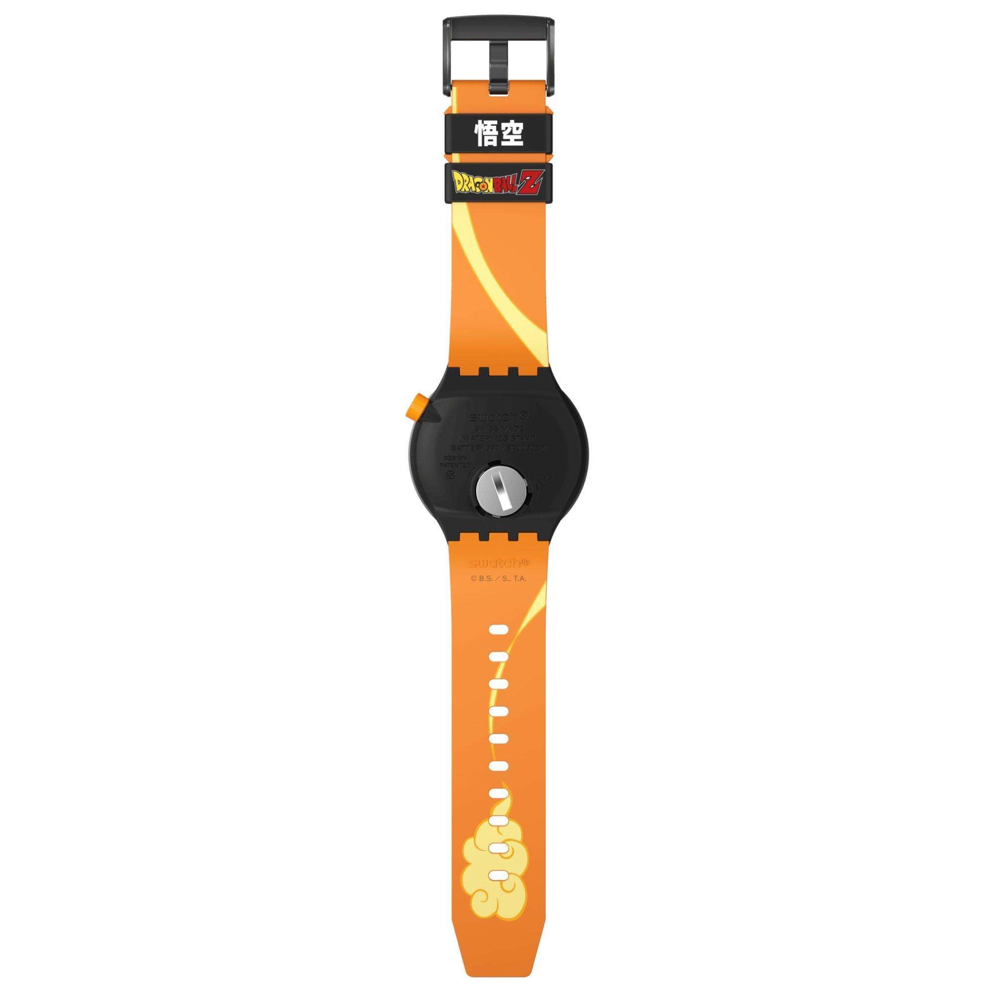 Swatch Dragon Ball X Goku White Dial Unisex Watch SB01Z101