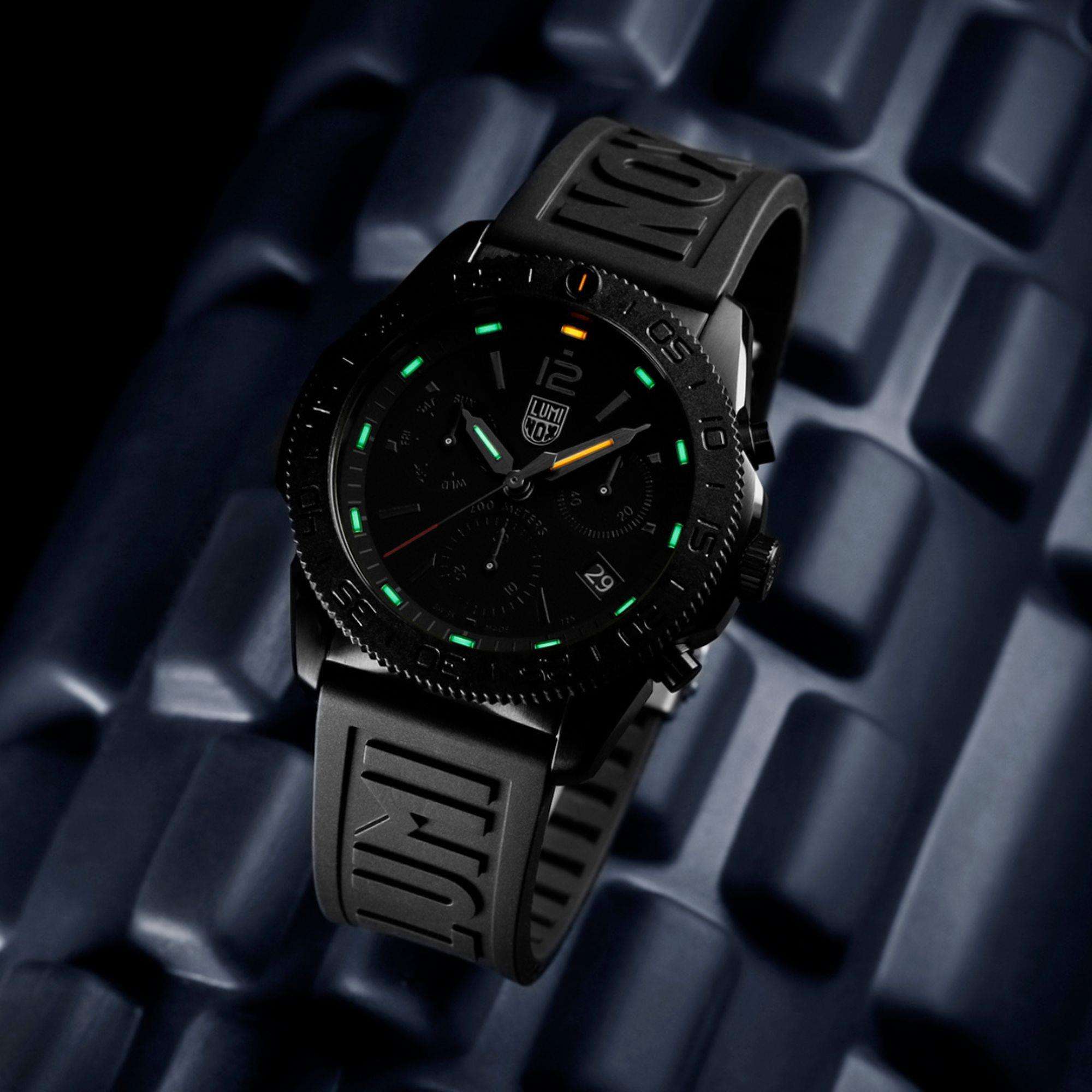 Luminox Pacific Diver Chronograph Blackout Black Dial Men's Watch XS.3141.BO