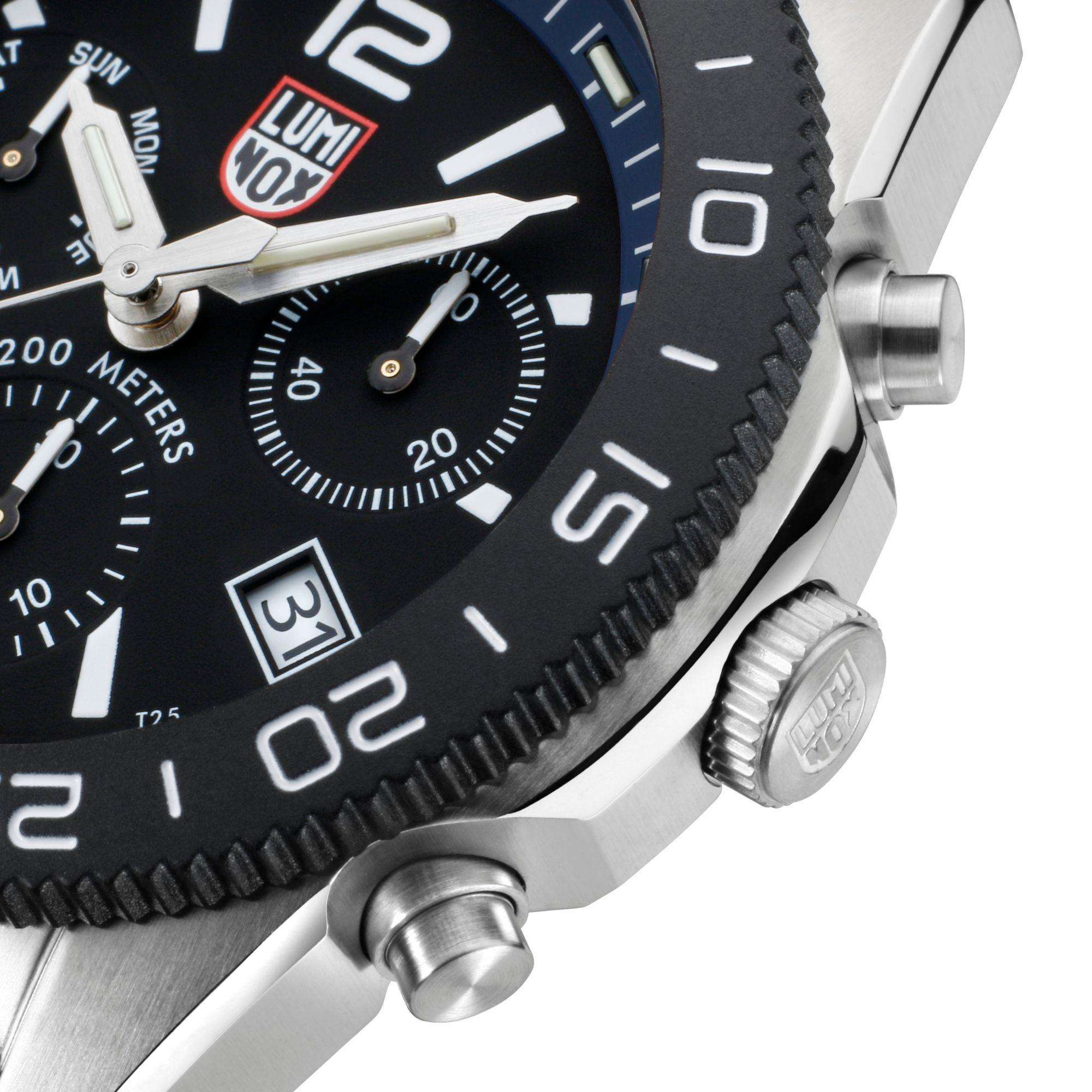 Luminox Pacific Diver Chronograph Black Dial Rubber Strap Men's Watch XS.3143