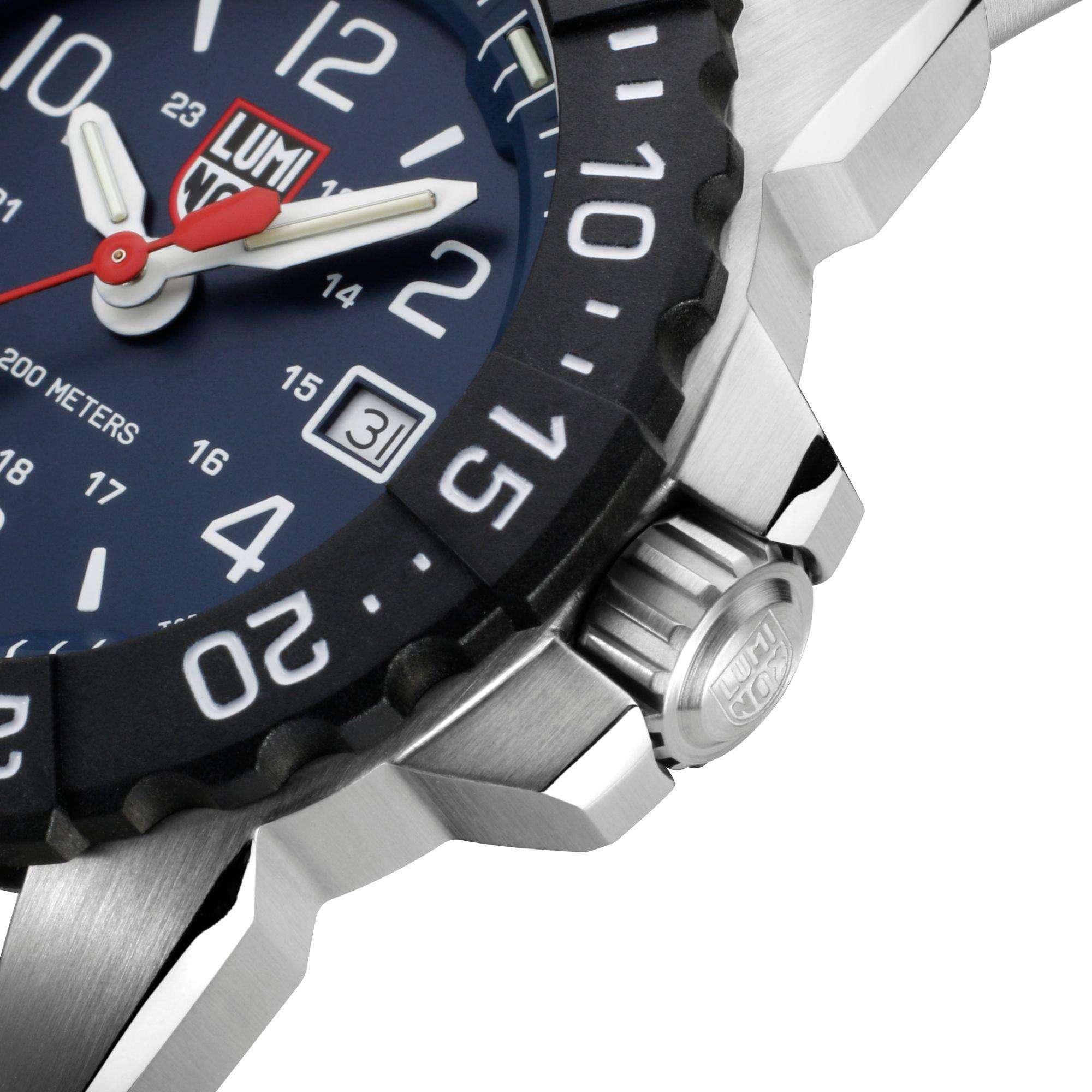 Luminox Navy Seal Blue Dial Stainless Steel Bracelet Men's Watch XS.3254.CB