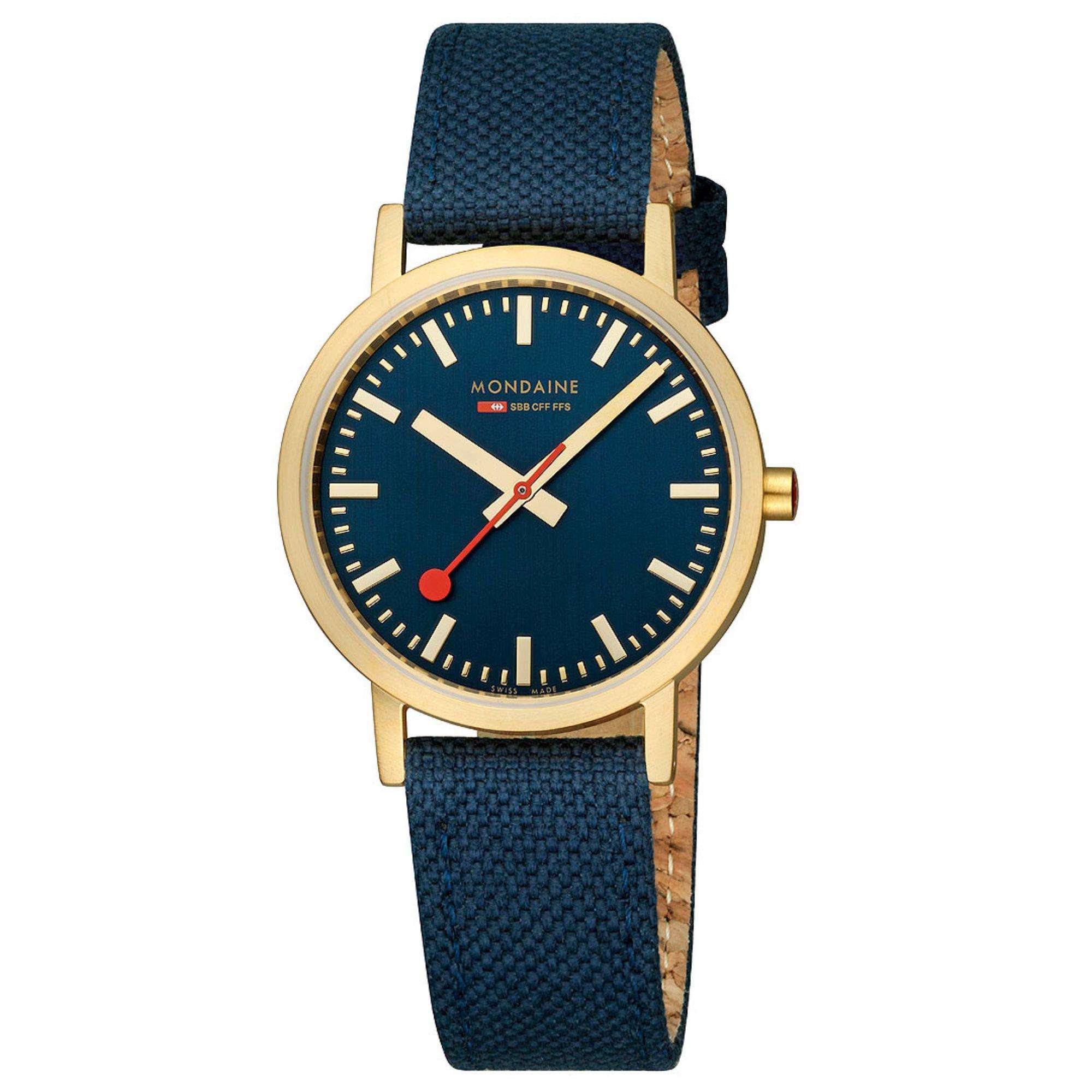 Mondaine Classic Deep Ocean Blue Unisex Watch A660.30314.40SBQ