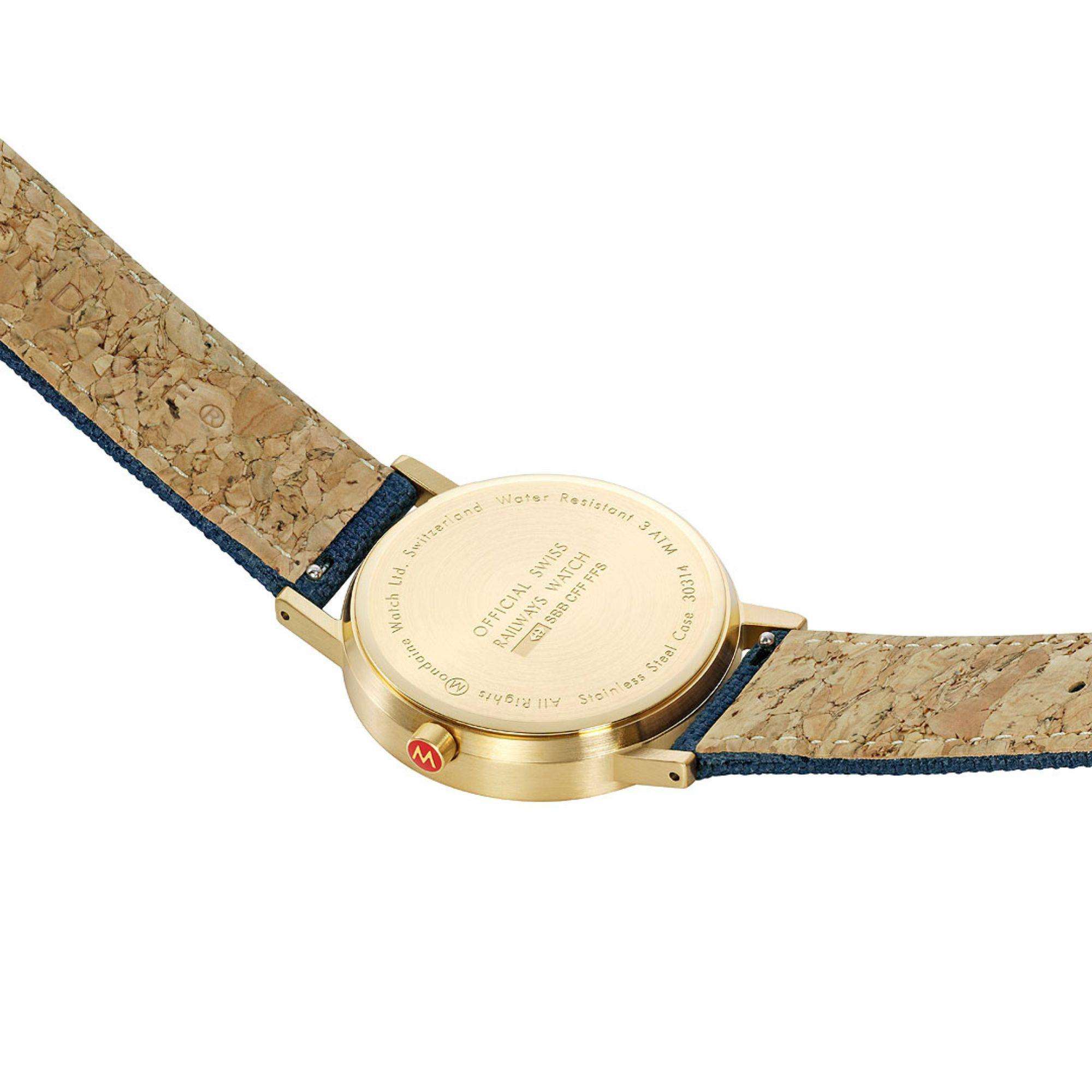 Mondaine Classic Deep Ocean Blue Unisex Watch A660.30314.40SBQ
